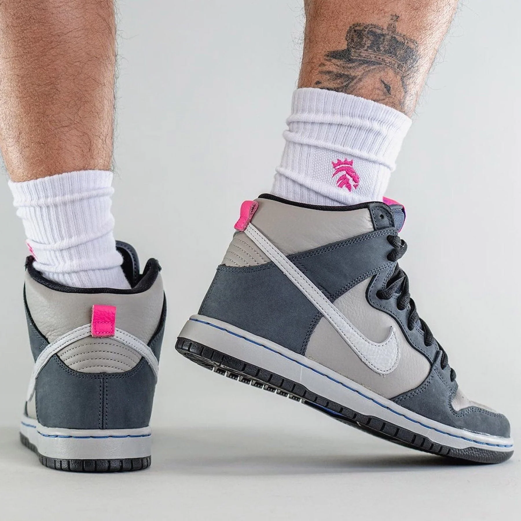 Nike Dunk High Pro SB 'Medium Grey' - Image 7