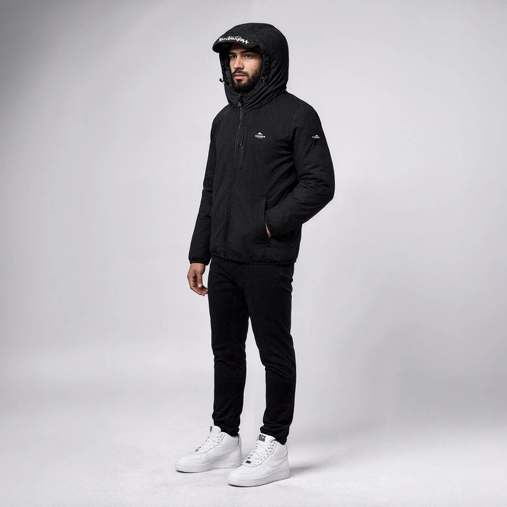 Helvetica Mountain Pioneers Eyeblock Hooded Windbreaker Jacket - Image 3