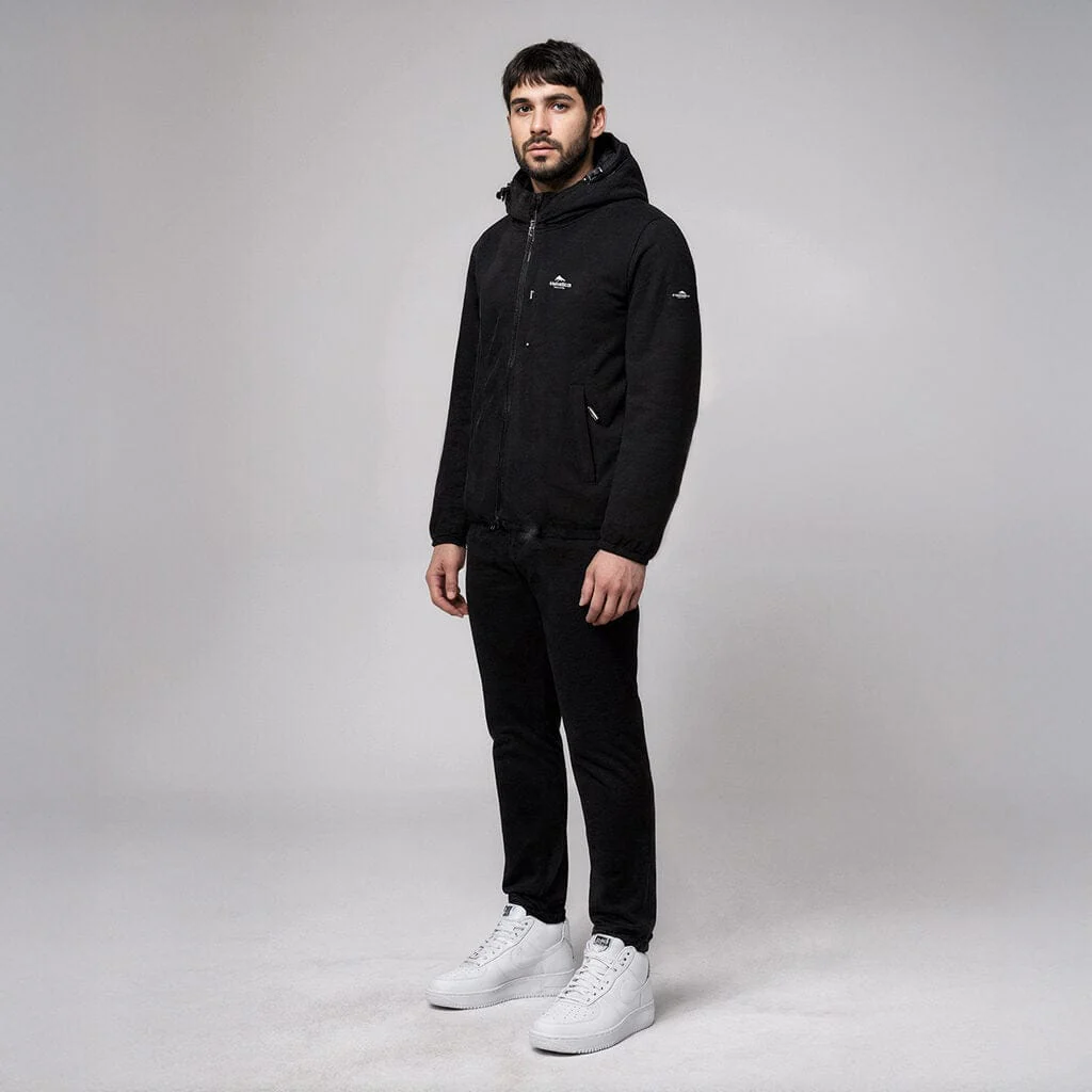 Helvetica Mountain Pioneers Eyeblock Hooded Windbreaker Jacket - Image 4