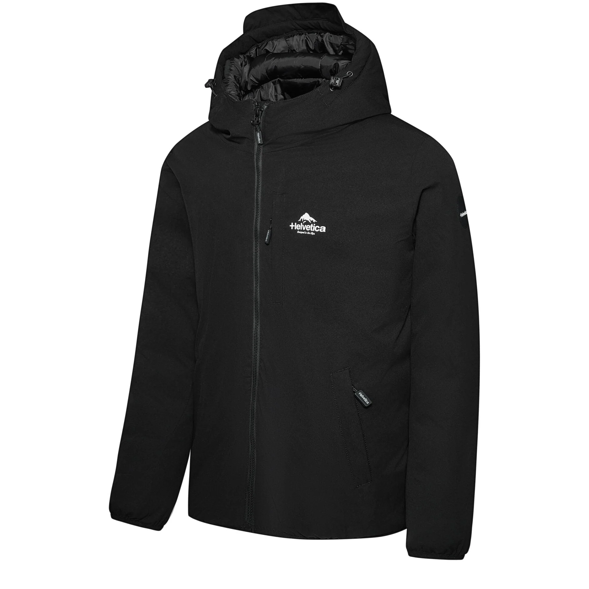 Helvetica Mountain Pioneers Eyeblock Hooded Windbreaker Jacket - Image 6