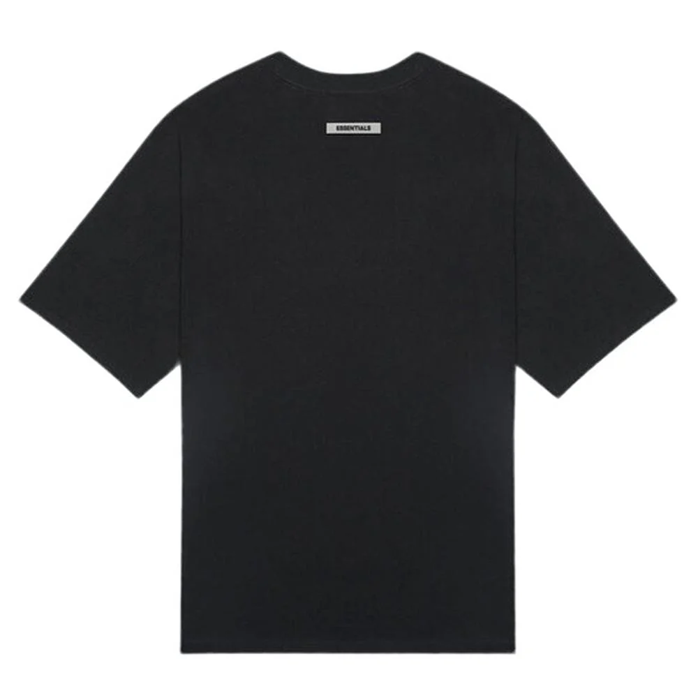 FEAR OF GOD ESSENTIALS 3D Silicon Applique Boxy T-Shirt Dark Slate/Stretch Limo/Black - Image 3