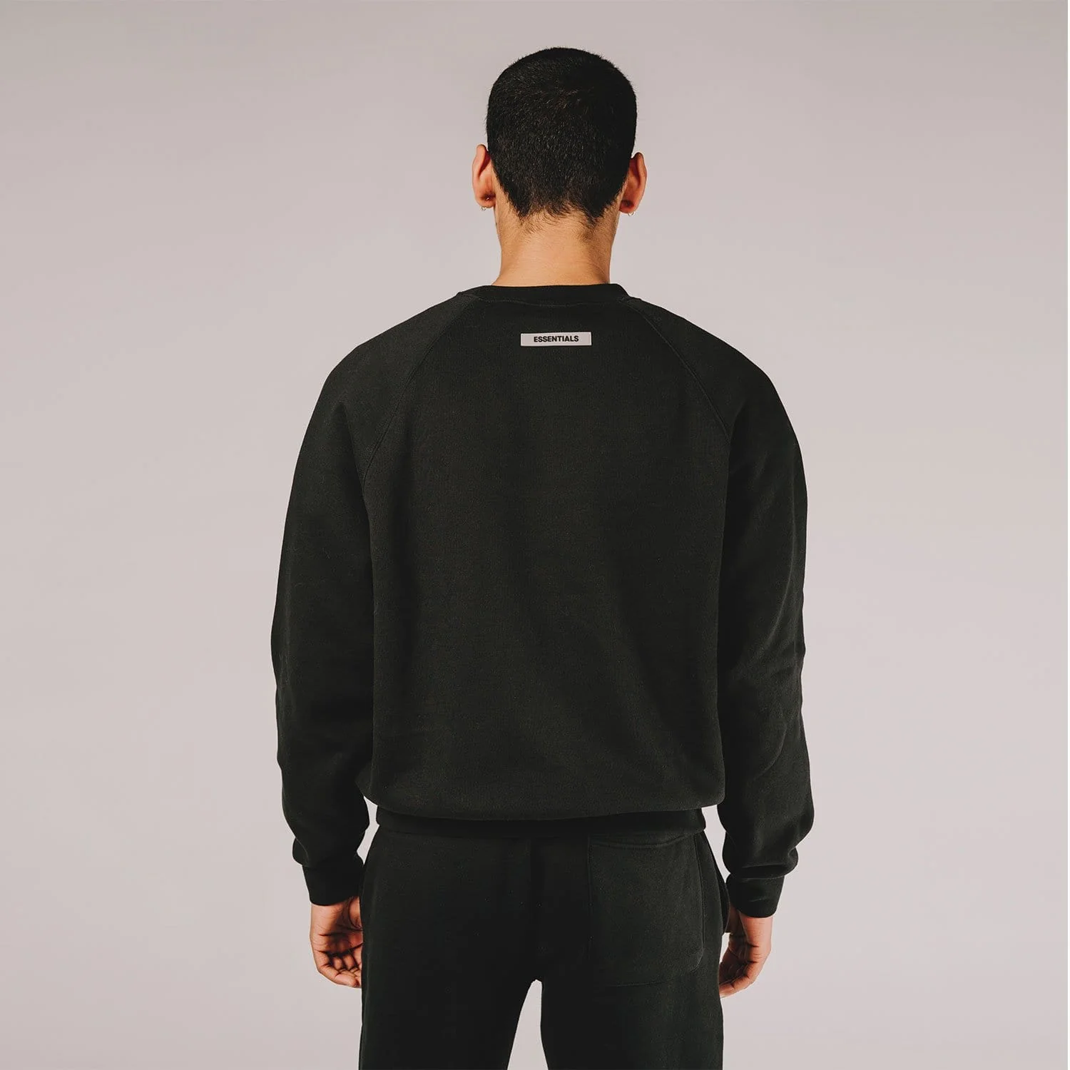 FEAR OF GOD ESSENTIALS 3D Silicon Applique Crewneck Dark Slate/Stretch Limo/Black - Image 8