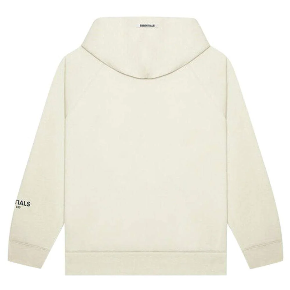 FEAR OF GOD ESSENTIALS 3D Silicon Applique Pullover Hoodie Buttercream - Image 3