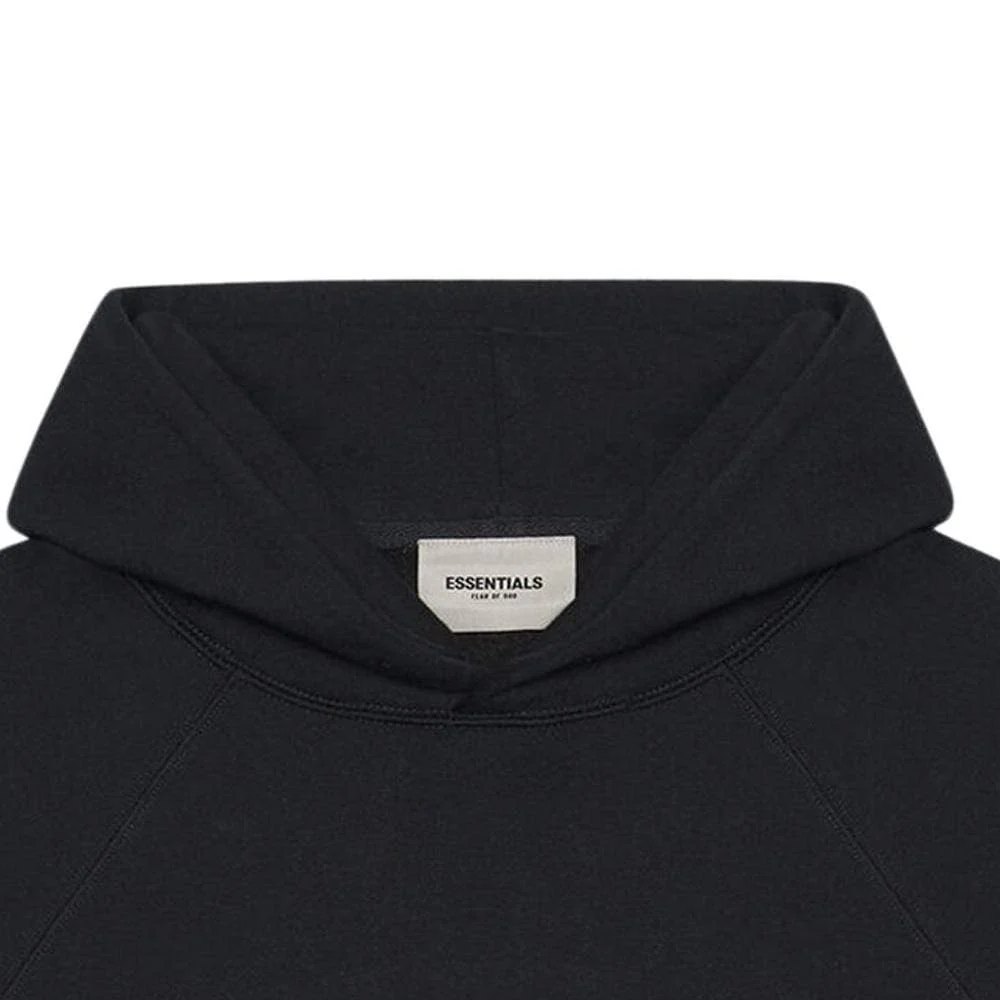 FEAR OF GOD ESSENTIALS 3D Silicon Applique Pullover Hoodie Dark Slate/Stretch Limo/Black - Image 3