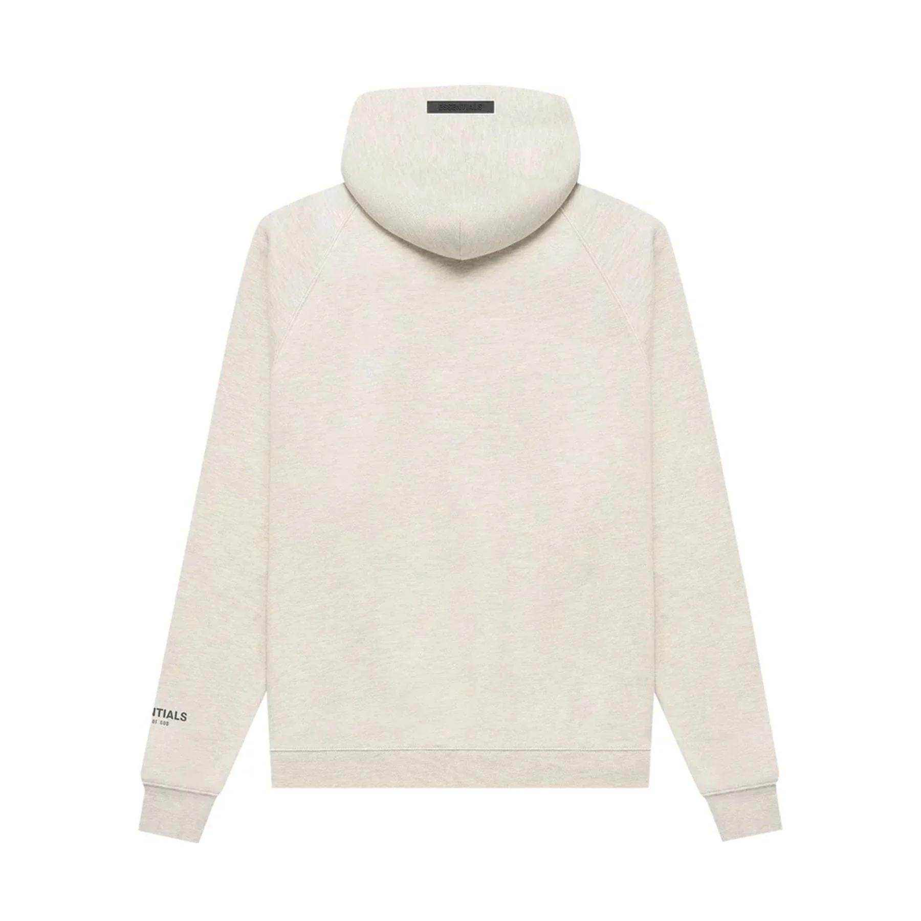 Fear of God Essentials Core Collection Pullover Hoodie 'Light Heather Oatmeal' - Image 2