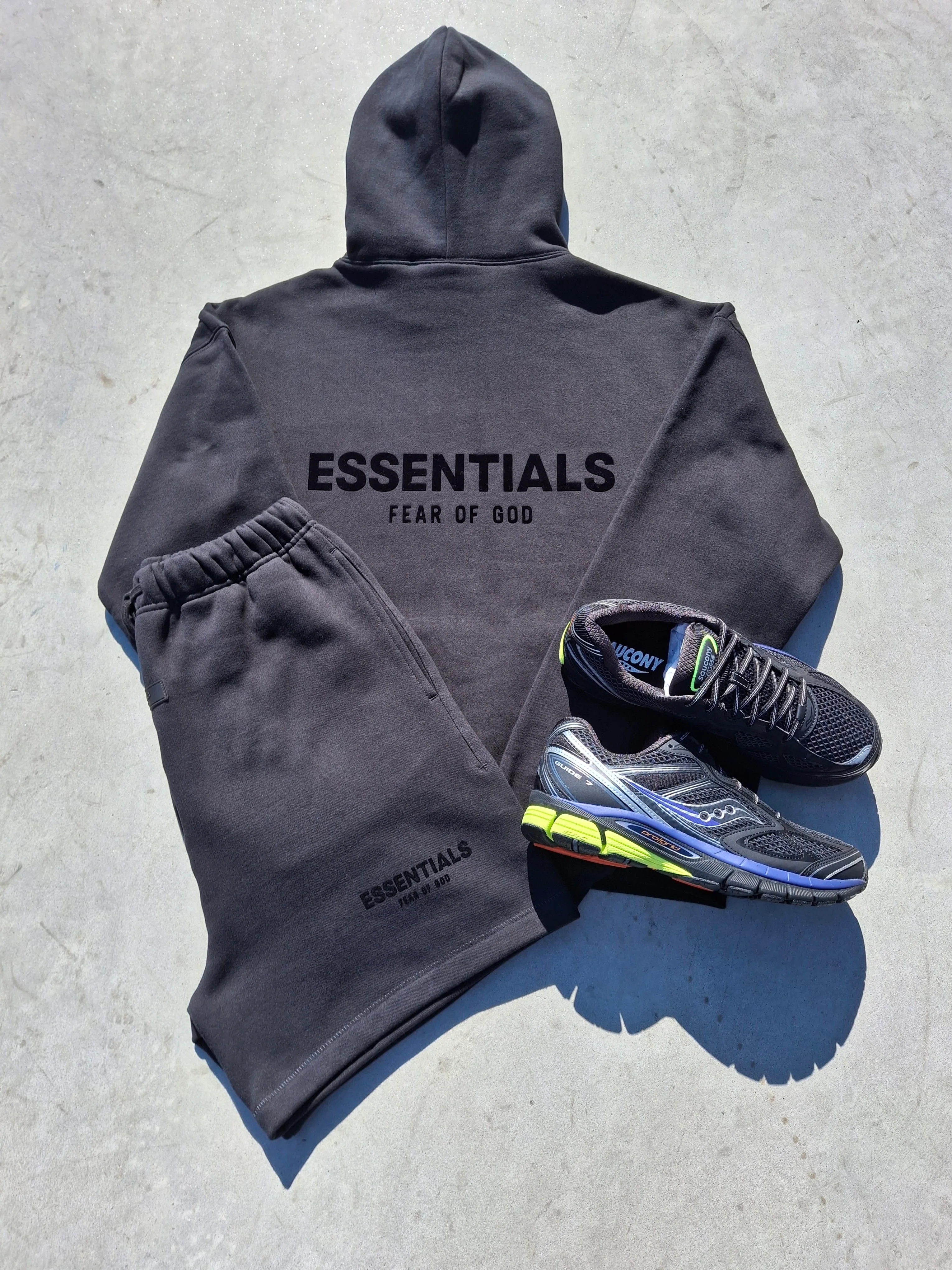Fear of God Essentials Hoodie 'Stretch Limo' (SS22) - Image 3