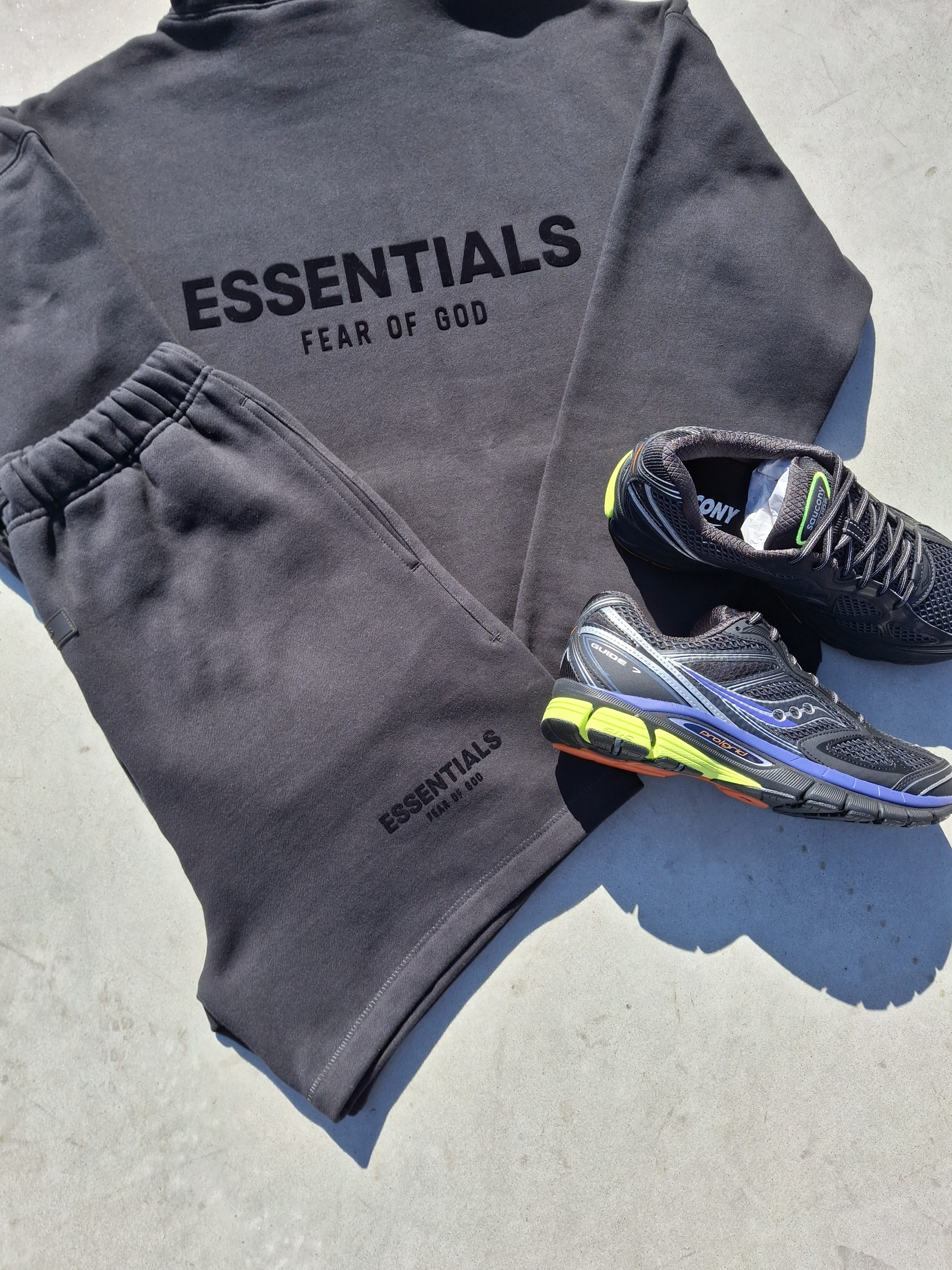 Fear of God Essentials Hoodie 'Stretch Limo' (SS22) - Image 4