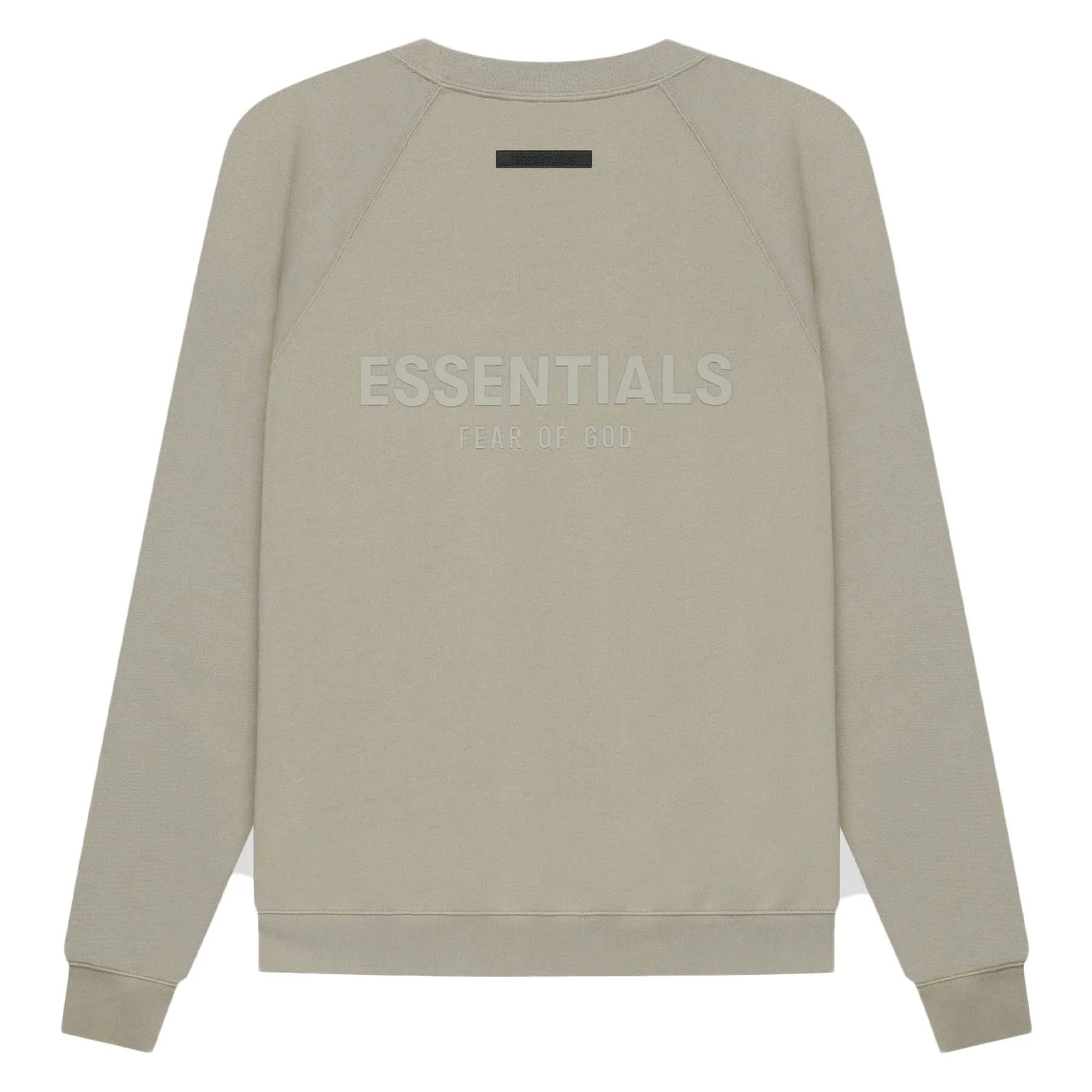 FEAR OF GOD ESSENTIALS Pull-Over Crewneck (SS21) Moss/Goat - Image 3
