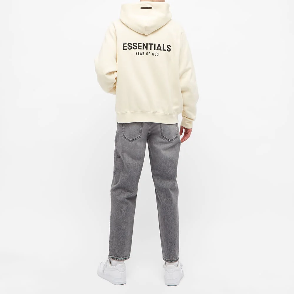 FEAR OF GOD ESSENTIALS Pull-Over Hoodie (SS21) Cream/Buttercream - Image 5