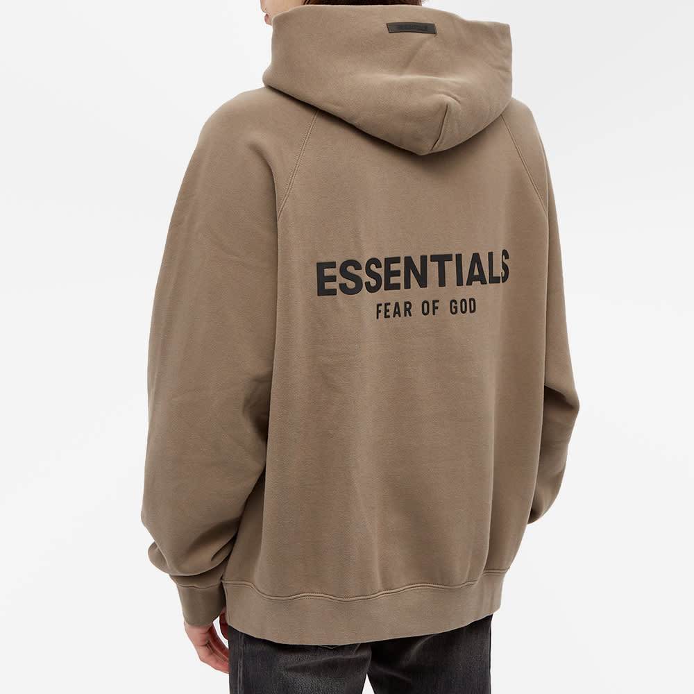 FEAR OF GOD ESSENTIALS Pull-Over Hoodie (SS21) Taupe - Image 3