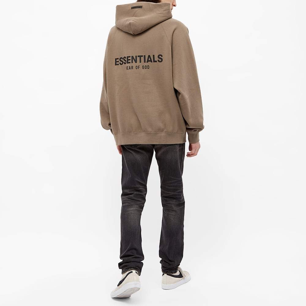 FEAR OF GOD ESSENTIALS Pull-Over Hoodie (SS21) Taupe - Image 5