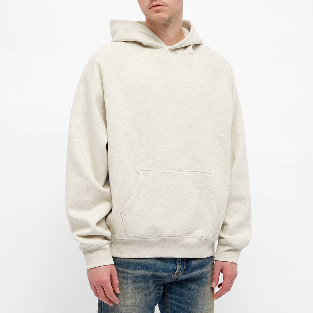 FEAR OF GOD ESSENTIALS Pullover Hoodie Light Heather Oatmeal - Image 3