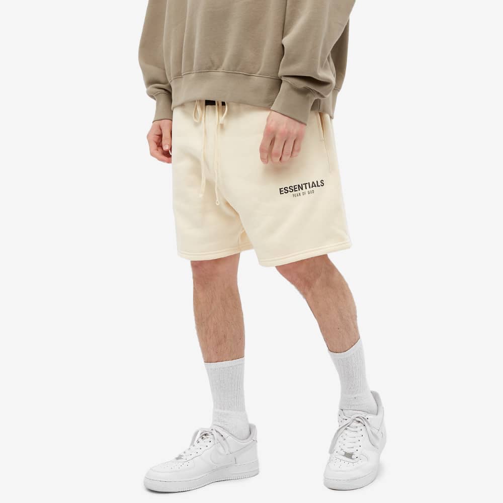 FEAR OF GOD ESSENTIALS Shorts (SS21) Cream/Buttercream - Image 4
