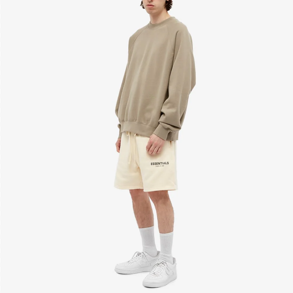 FEAR OF GOD ESSENTIALS Shorts (SS21) Cream/Buttercream - Image 5