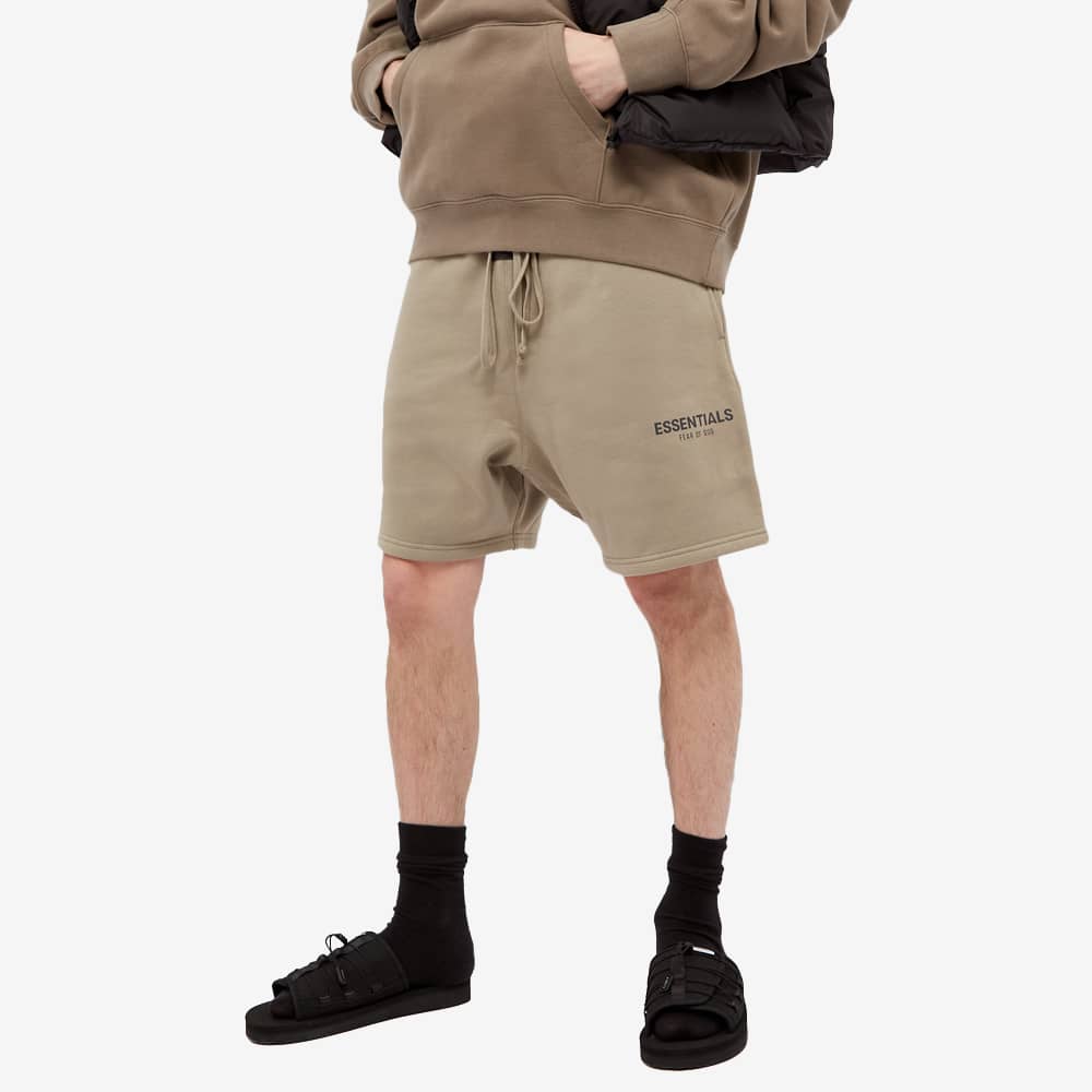 FEAR OF GOD ESSENTIALS Shorts (SS21) Moss/Goat - Image 3