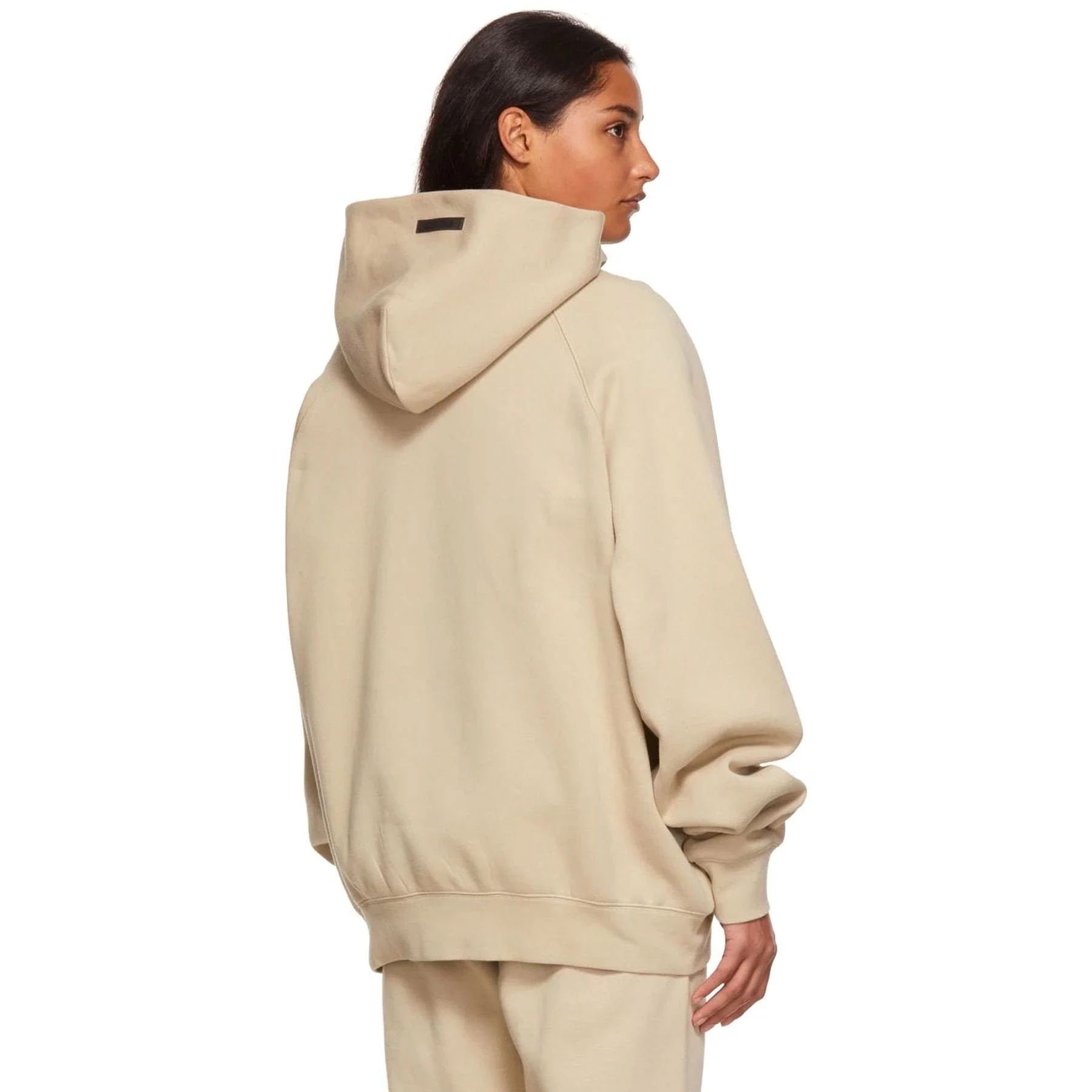 Fear of God Essentials SSENSE Exclusive Pullover Hoodie 'Linen' - Image 2