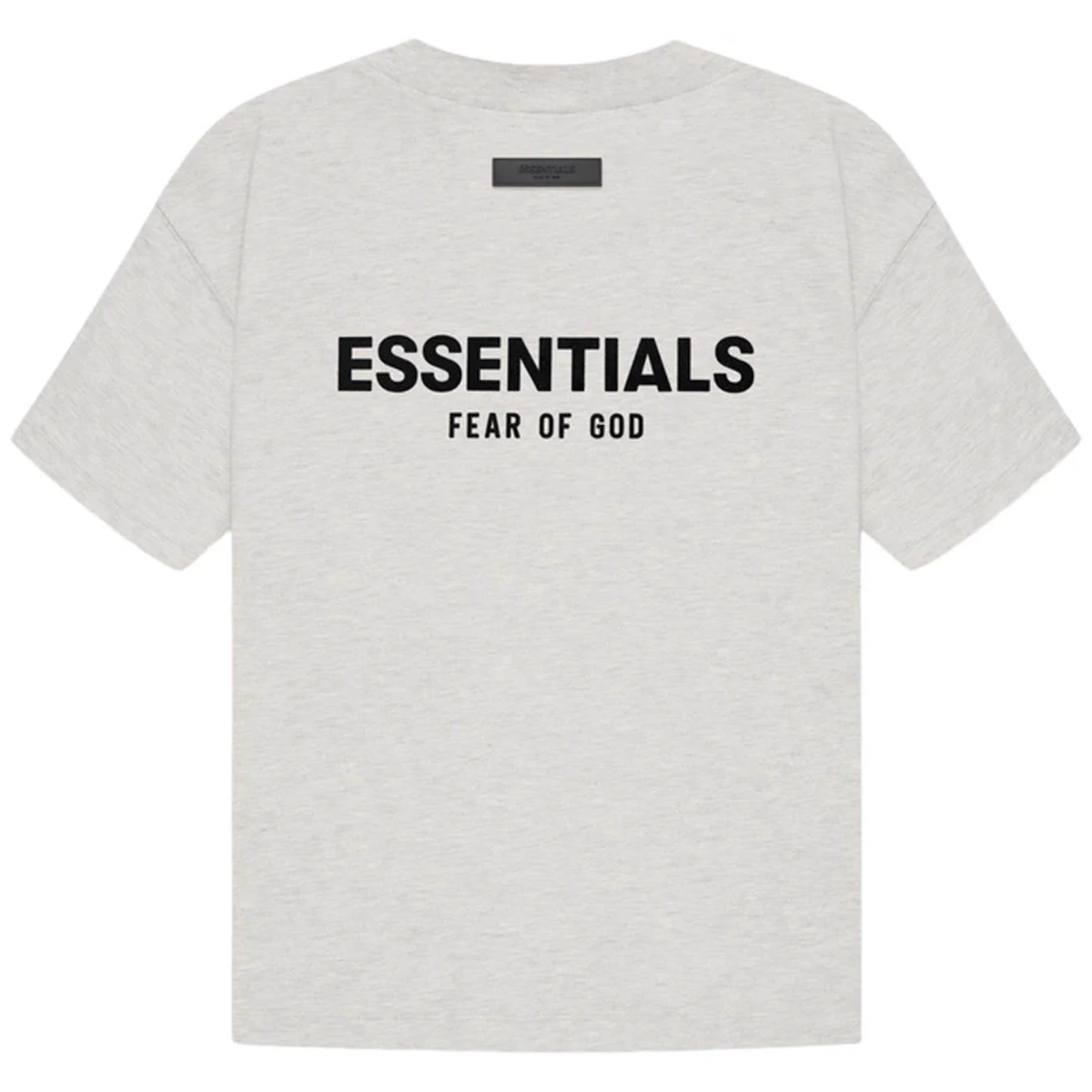 Fear of God Essentials T-shirt 'Light Oatmeal' FW22 - Image 2