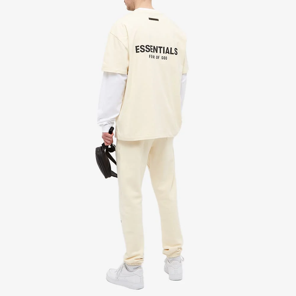 FEAR OF GOD ESSENTIALS T-shirt (SS21) Cream/Buttercream - Image 5