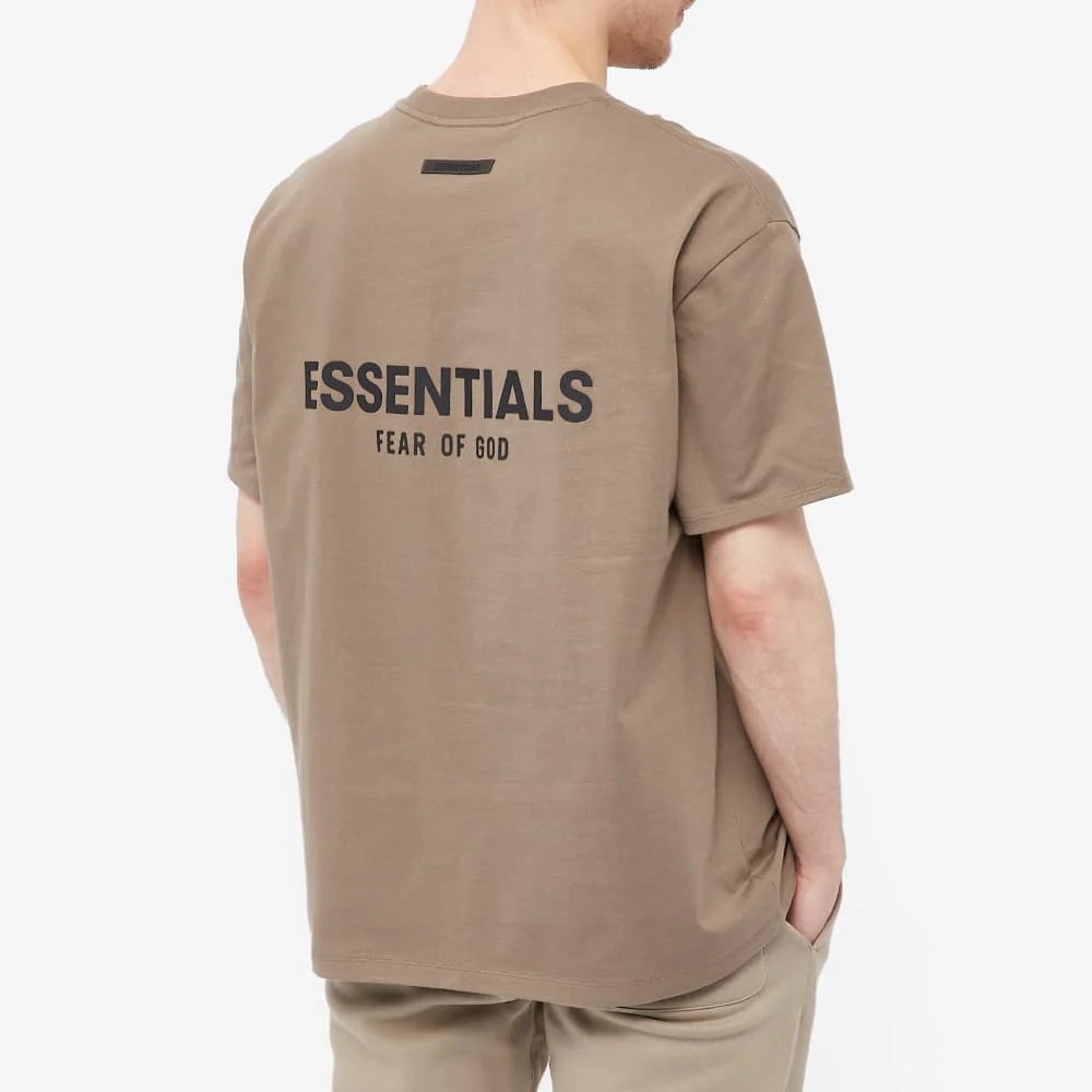 FEAR OF GOD ESSENTIALS T-shirt (SS21) Taupe - Image 4