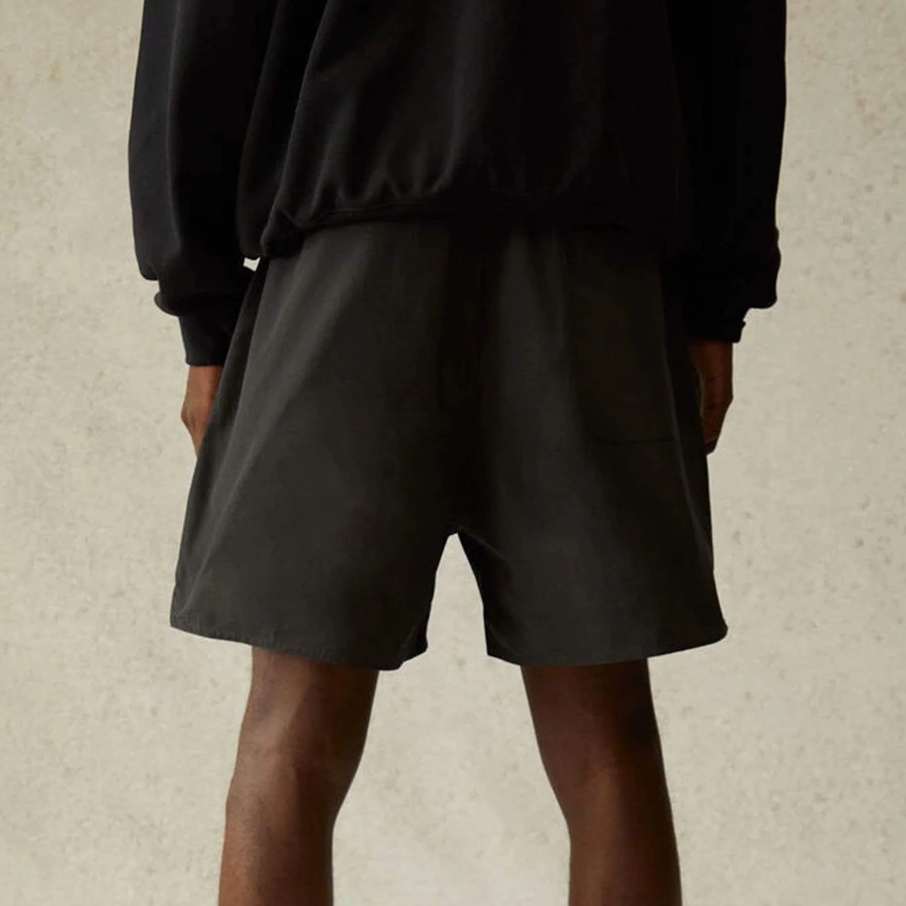 FEAR OF GOD ESSENTIALS Volley Shorts Black - Image 4