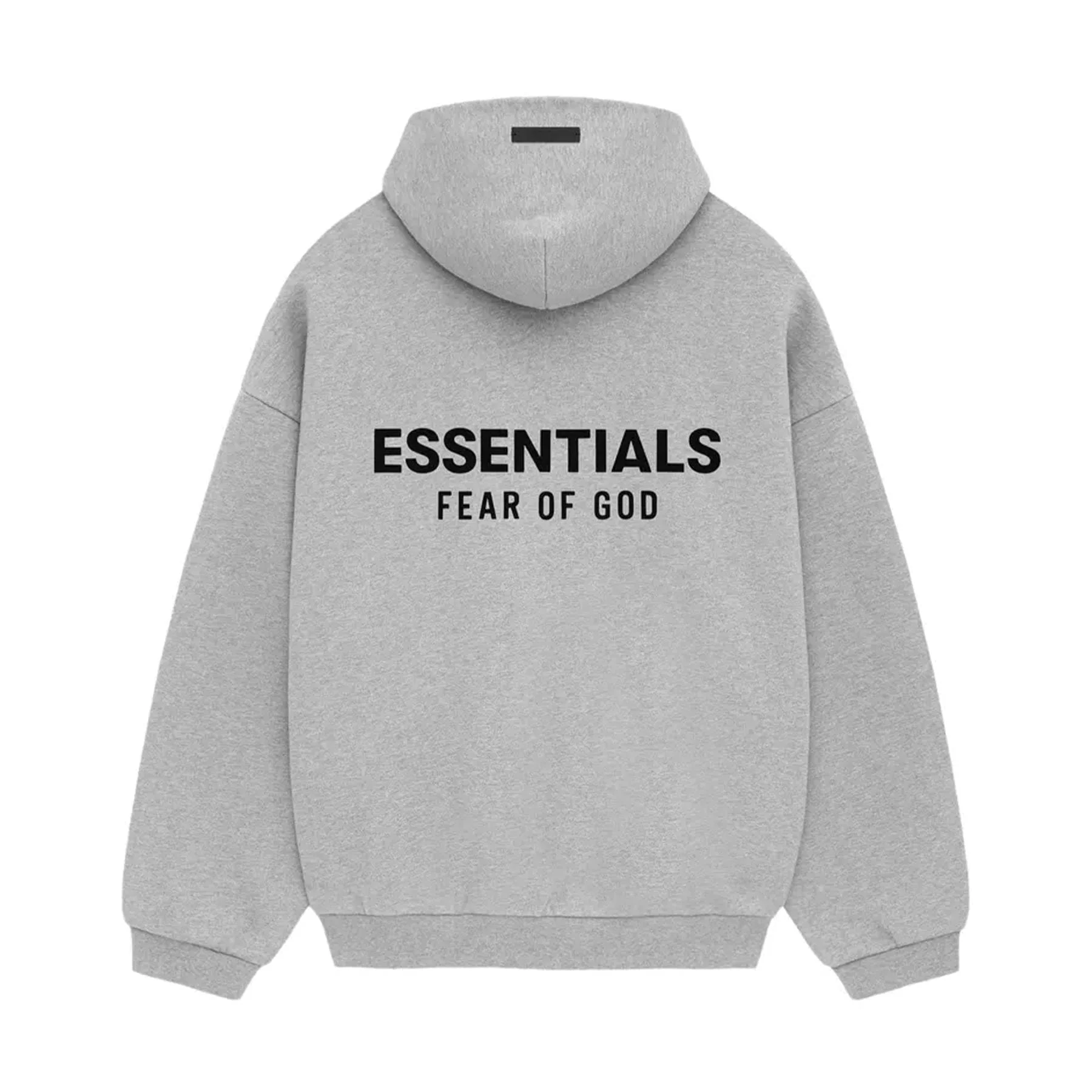 Fear of God Essentials Fleece Hoodie II 'Light Heather Grey' - Image 2