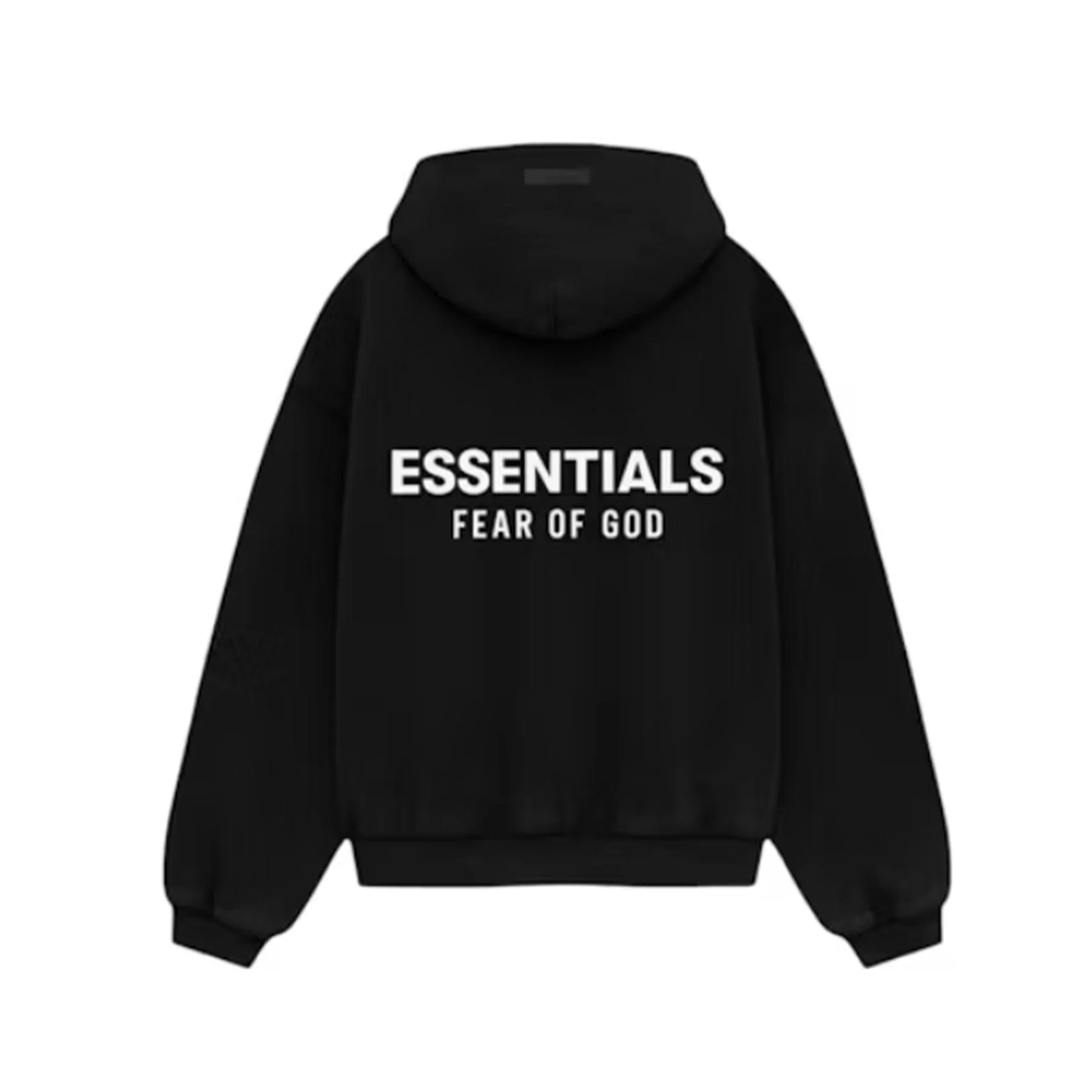 Fear of God Essentials Kids Hoodie 'Black' - Image 2