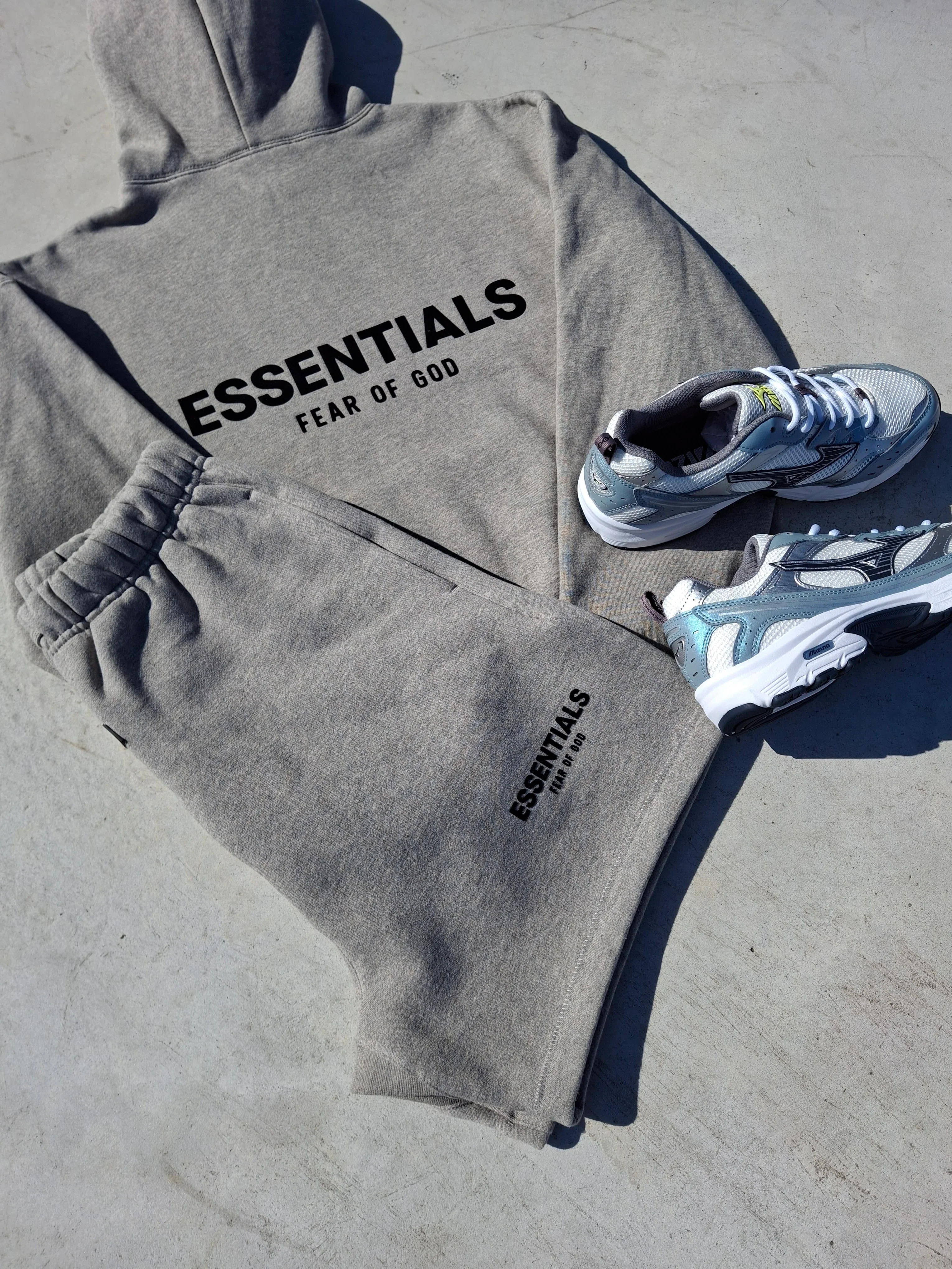 Fear of God Essentials Sweat Short 'Dark Oatmeal' (SS22) - Image 6