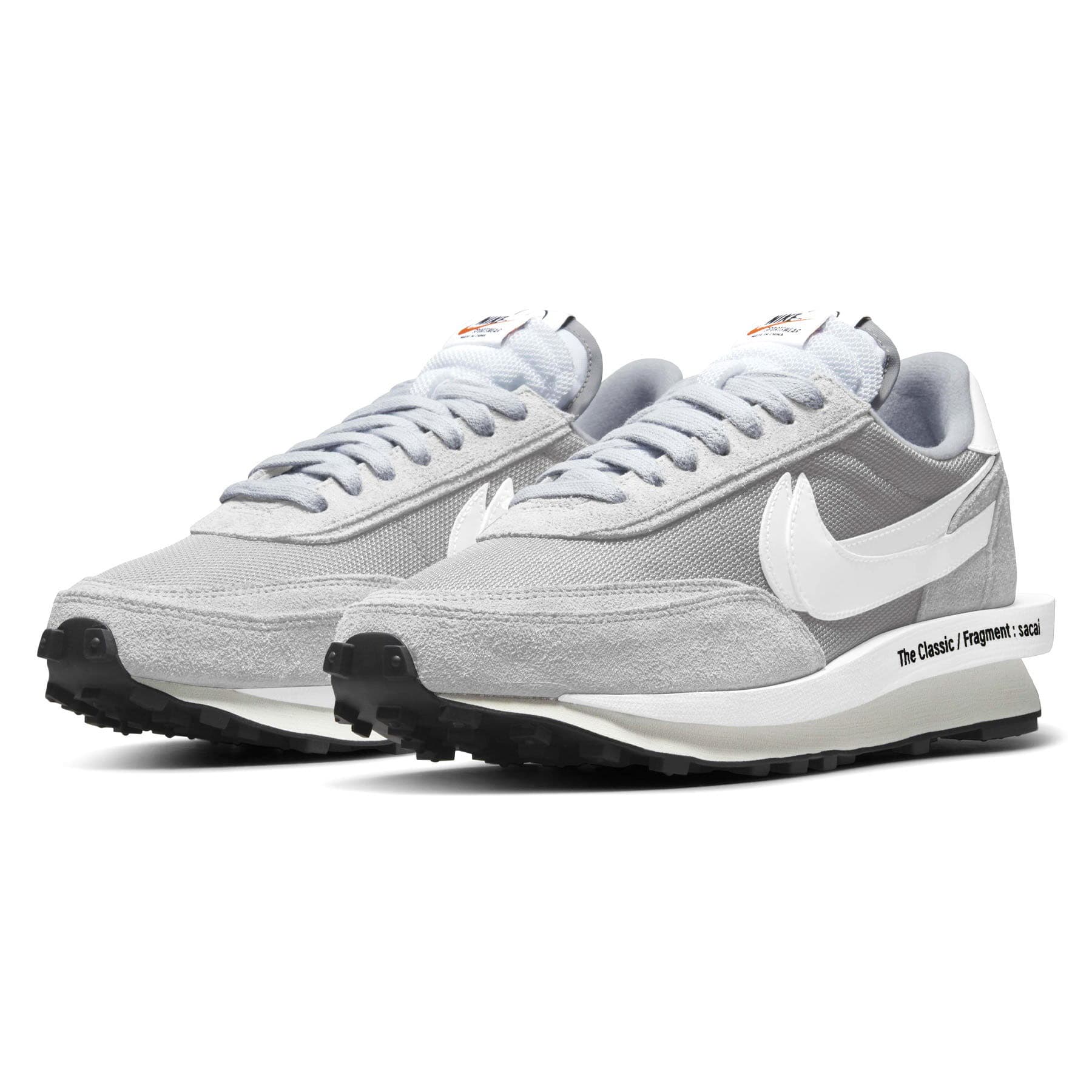 Fragment Design x sacai x Nike LDV Waffle 'Light Smoke Grey' - Image 2