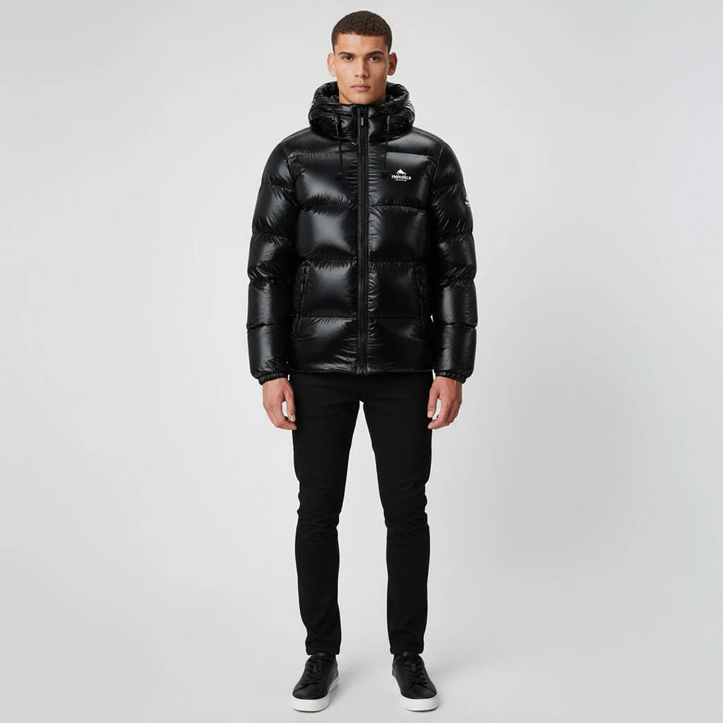 Helvetica Mountain Pioneers Freezer Hooded Down Jacket - Image 2