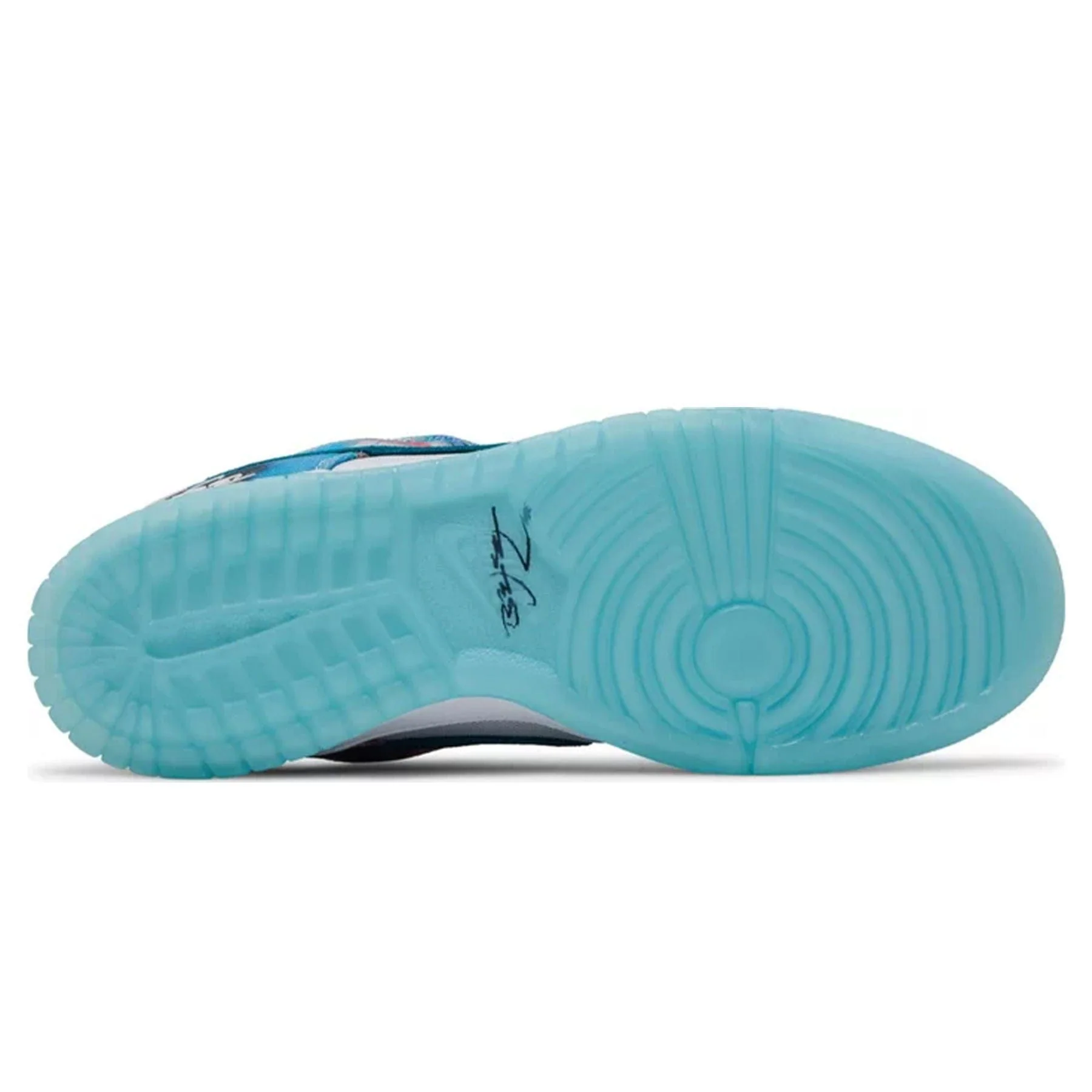 Futura Laboratories x Nike Dunk SB Low 'Bleached Aqua' - Image 3