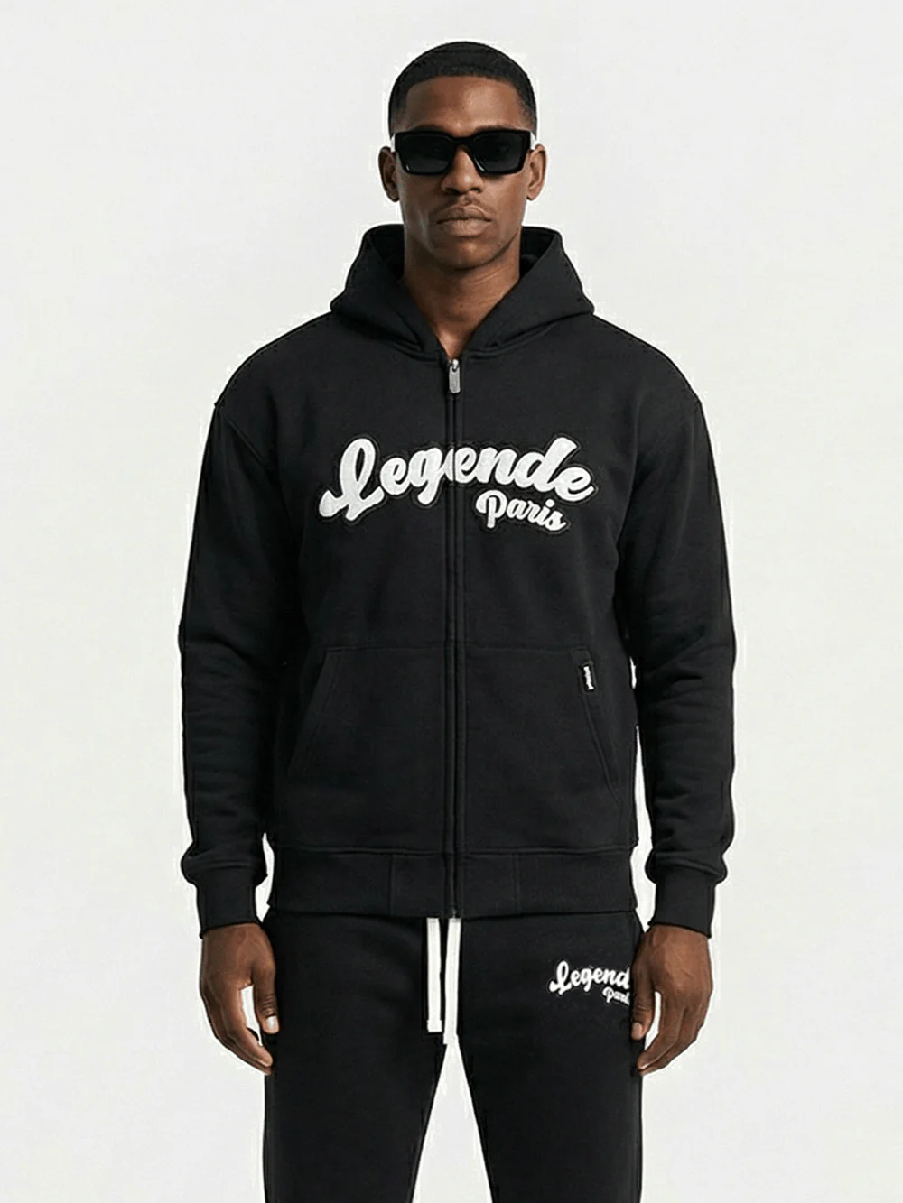 Legende Paris Gum Logo Hoodie - Black - Image 2