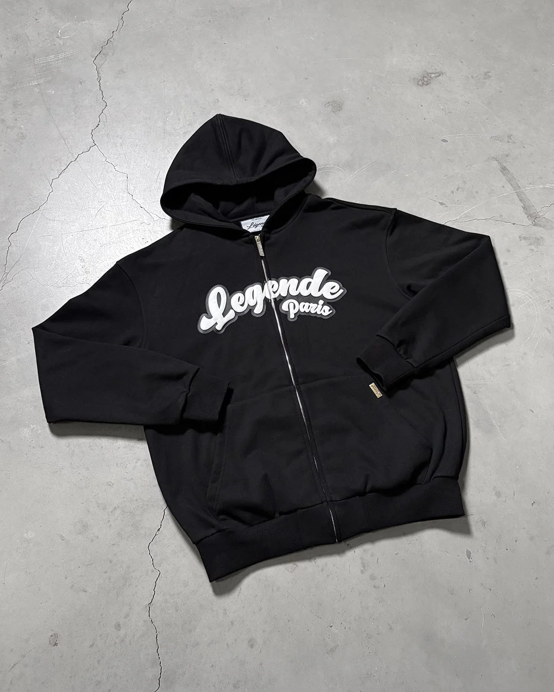 Legende Paris Gum Logo Hoodie - Black - Image 3
