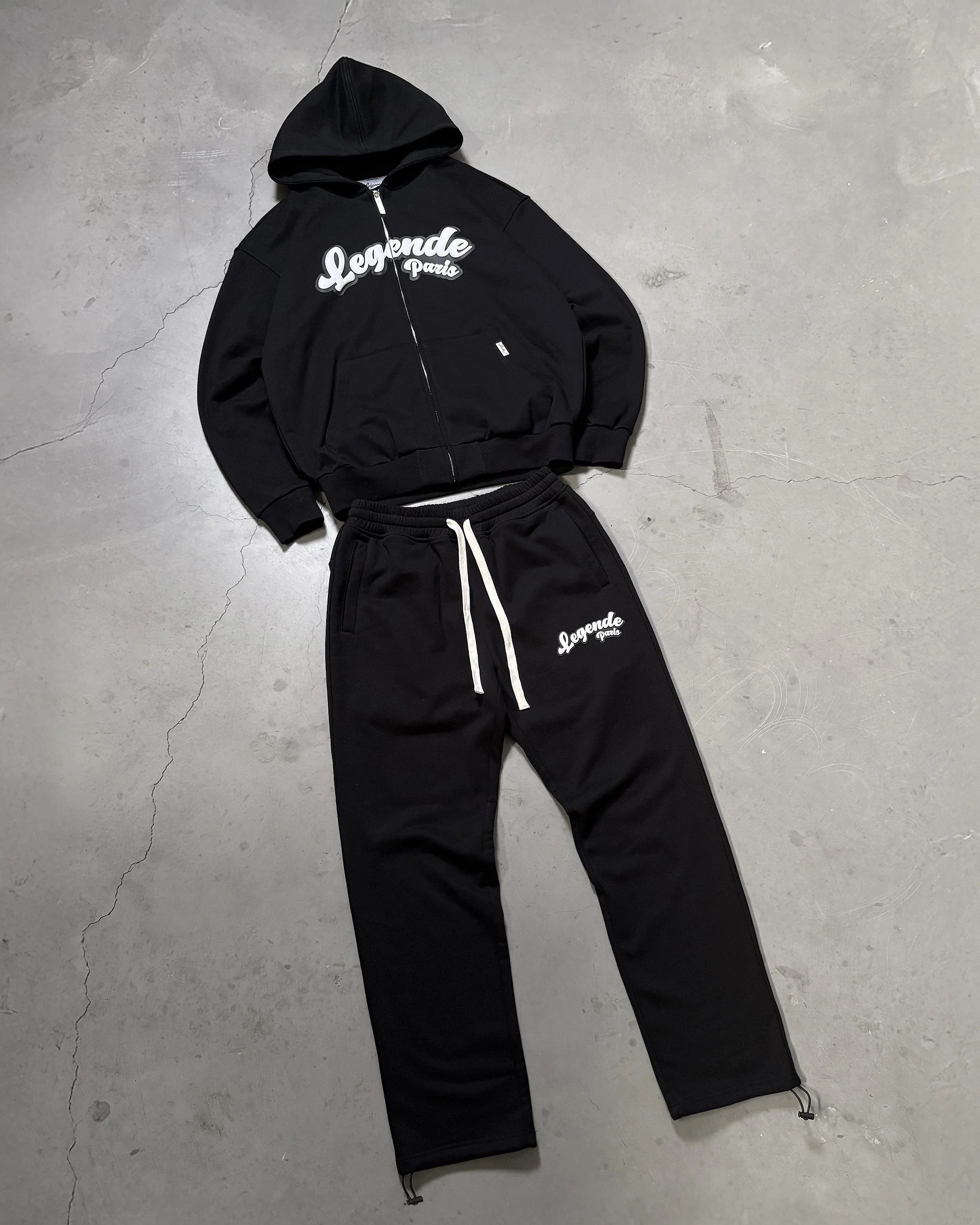 Legende Paris Gum Logo Hoodie - Black - Image 4