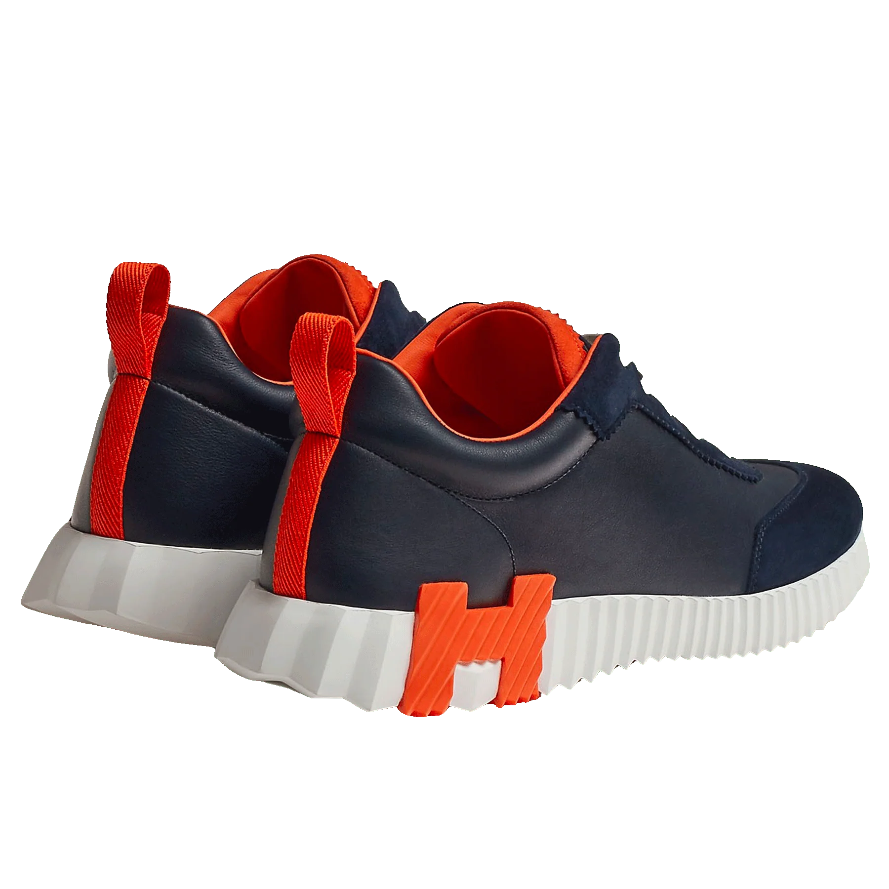 Hermès Paris Bouncing Sneaker 'Marine/Orange' - Image 3