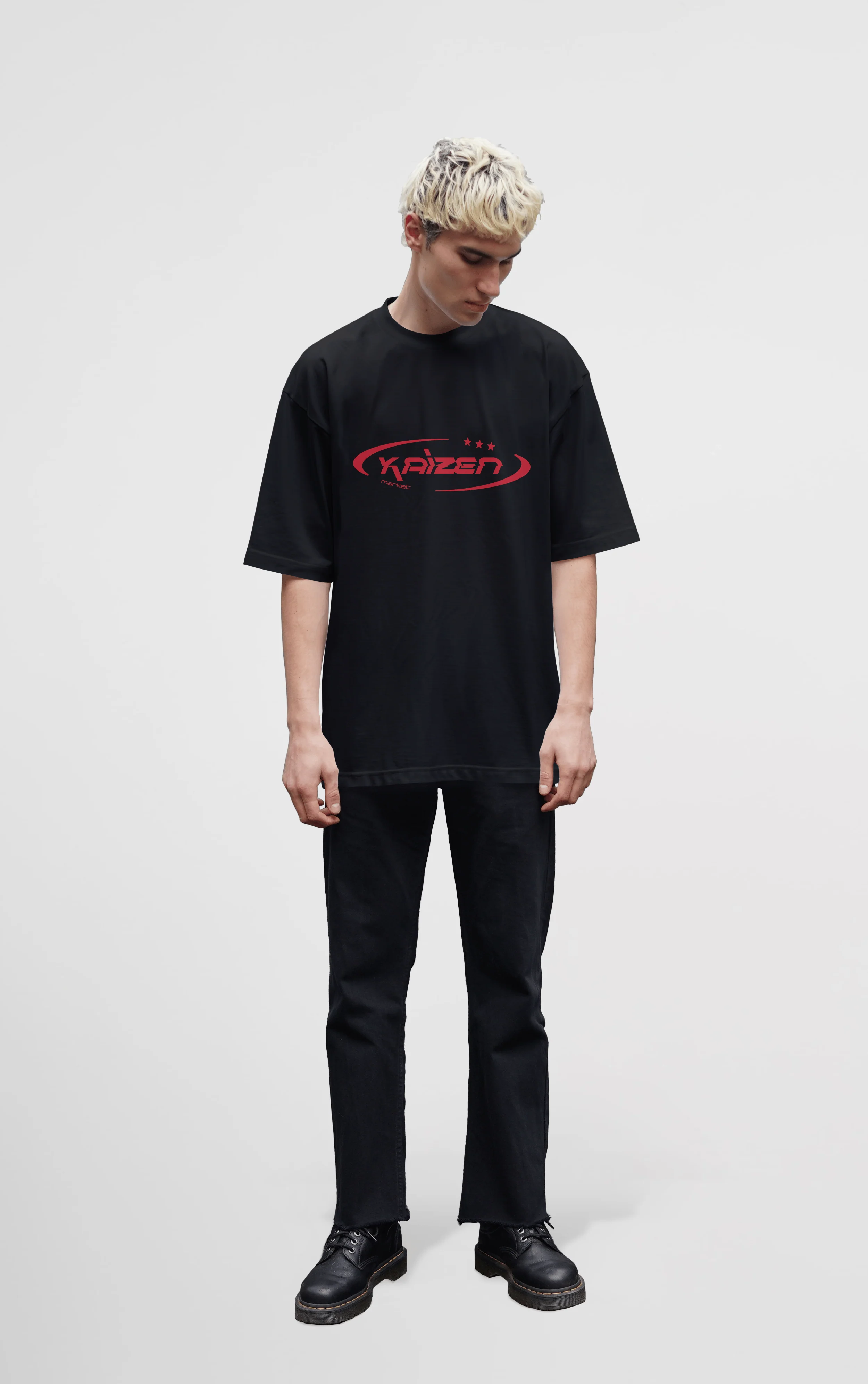 KAIZEN MARKET HI JACKER TEE BLACK - Image 2