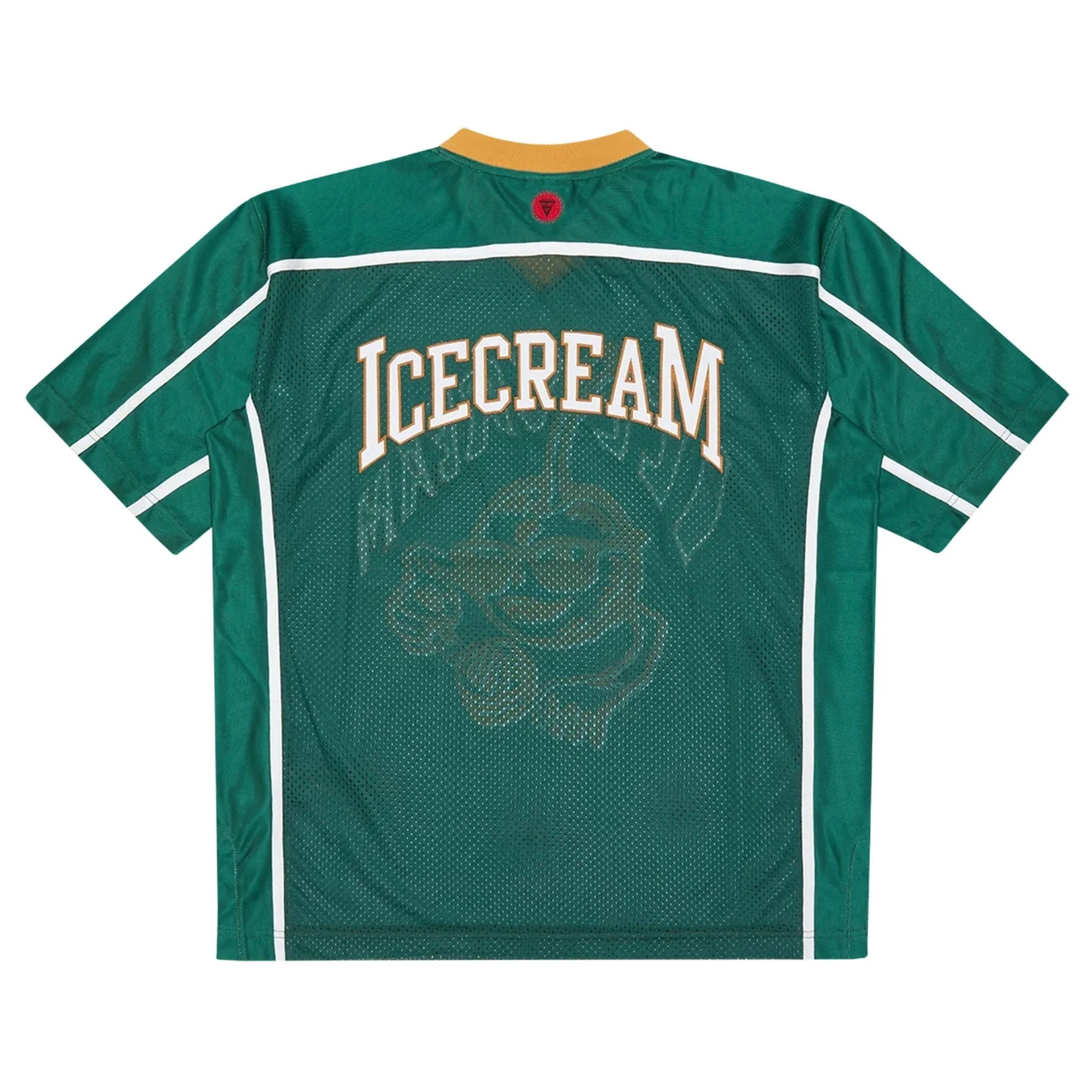 ICECREAM Cherry Applique Football Top 'Green' - Image 2