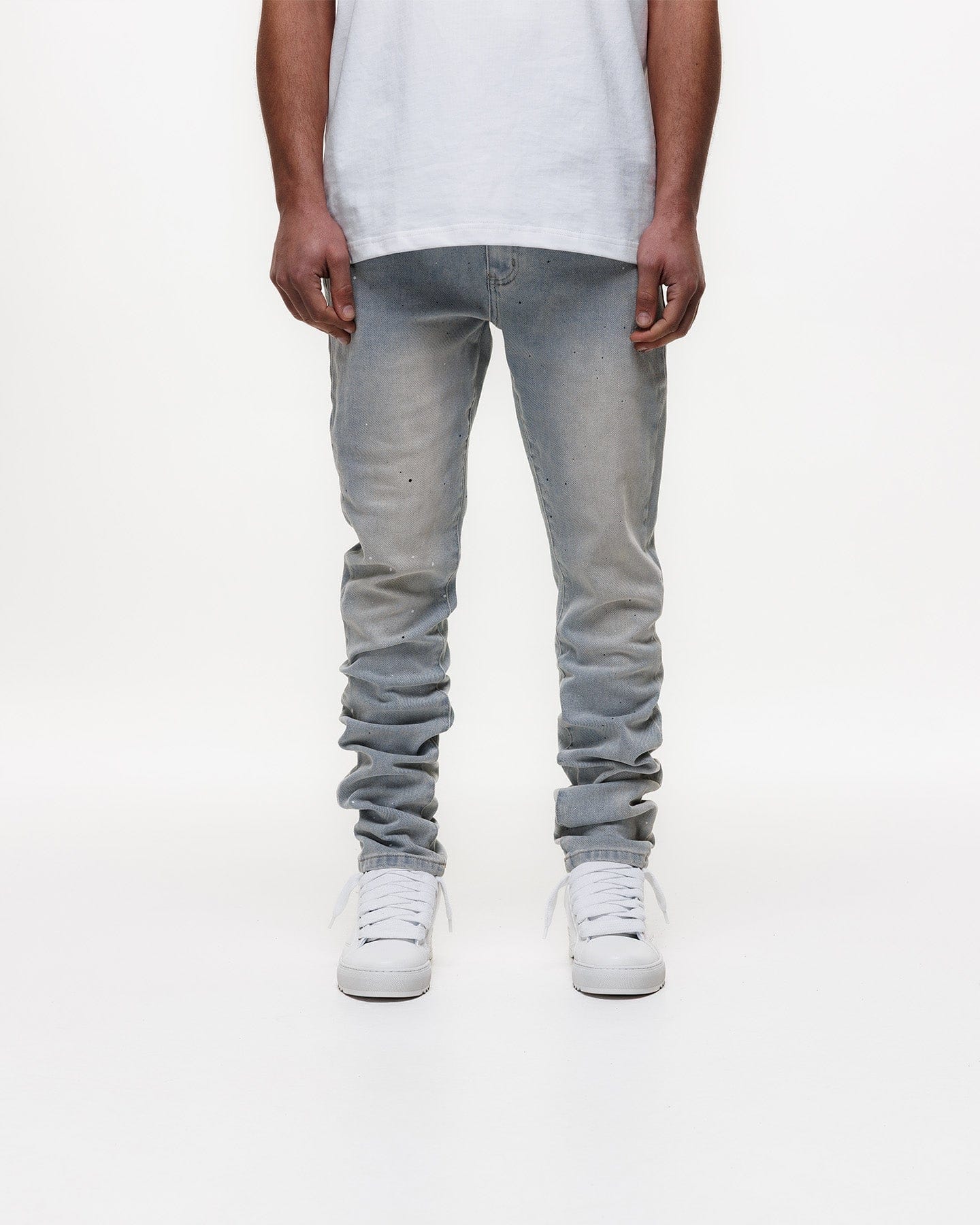 Magiri Indigo Painted Slim Jeans 'Blue' - Image 4