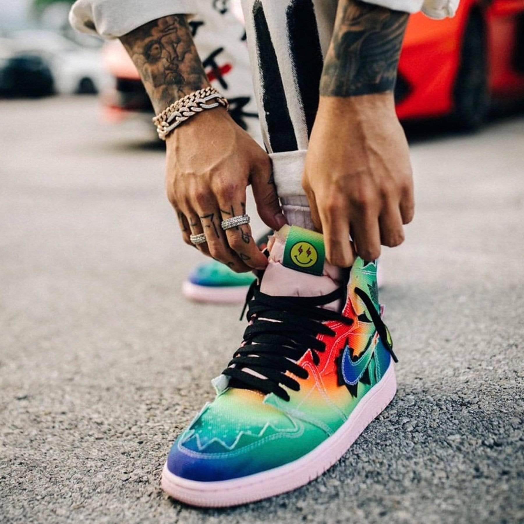 J. Balvin x Air Jordan 1 Retro OG High 'Colores Y Vibras' - Image 6
