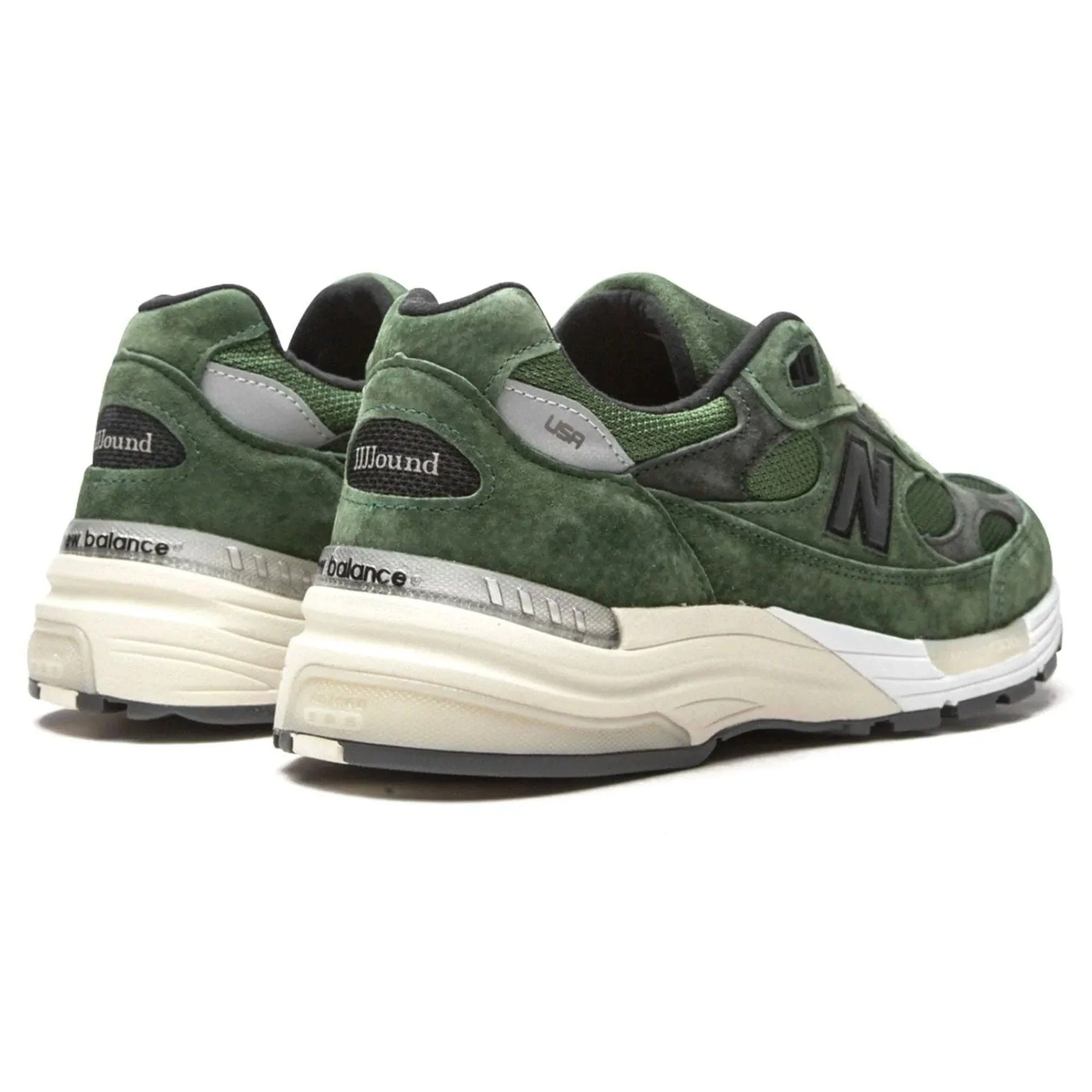 JJJJound x New Balance 992 Made in USA 'Mossy Green' - Image 3