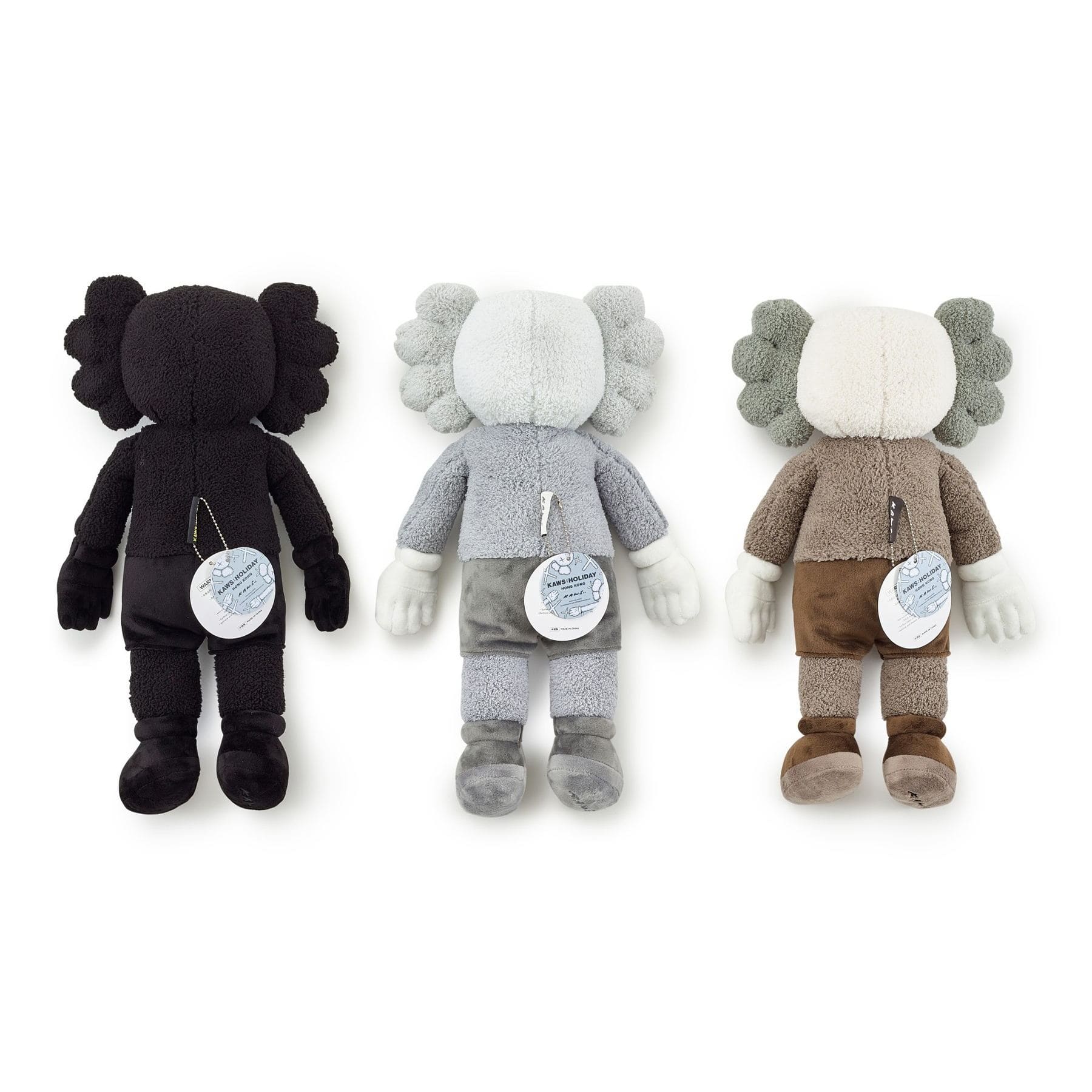 KAWS HOLIDAY Hong Kong Limited 20" Plush Set 'Multi' - Image 2