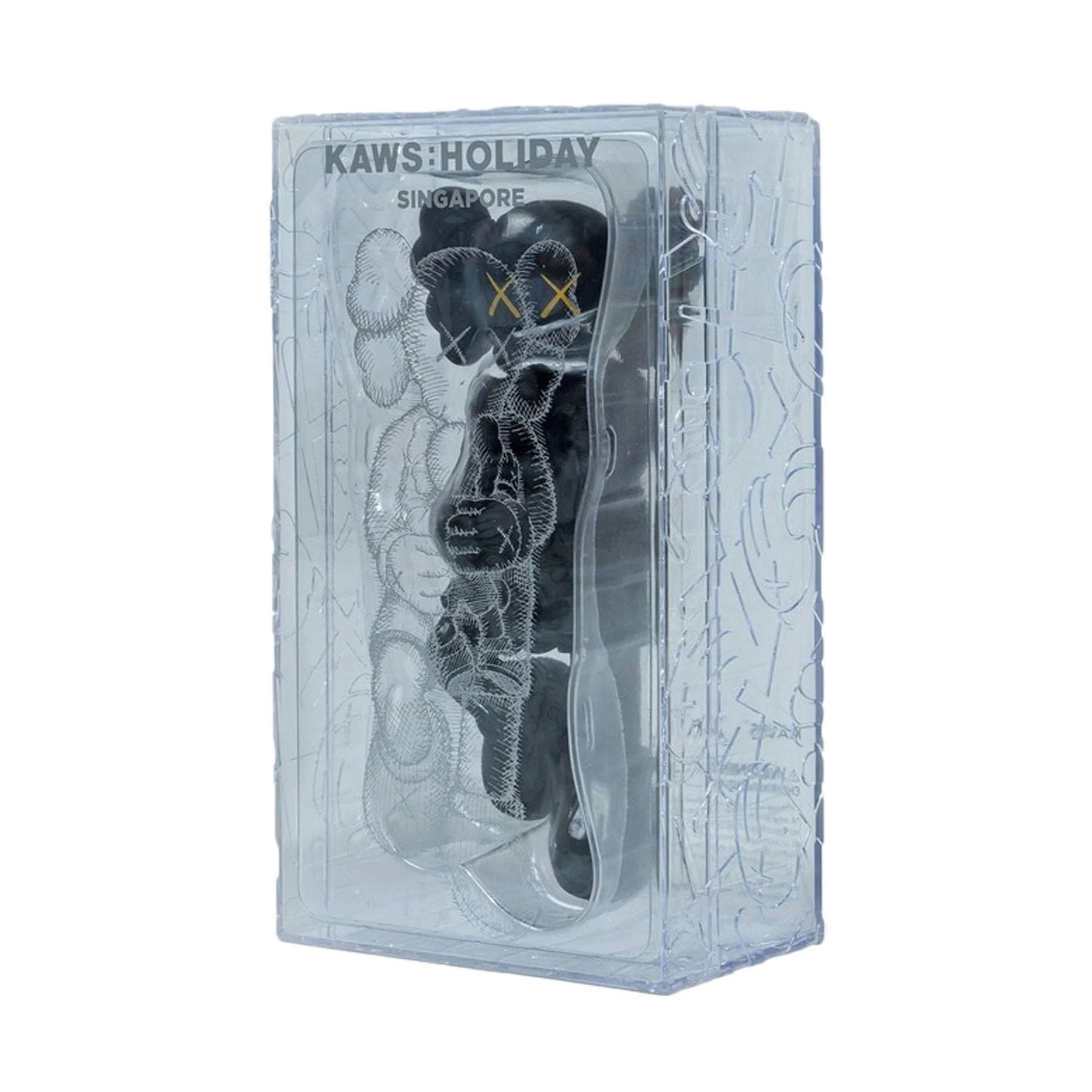 KAWS HOLIDAY SINGAPORE Figure Black - Image 3