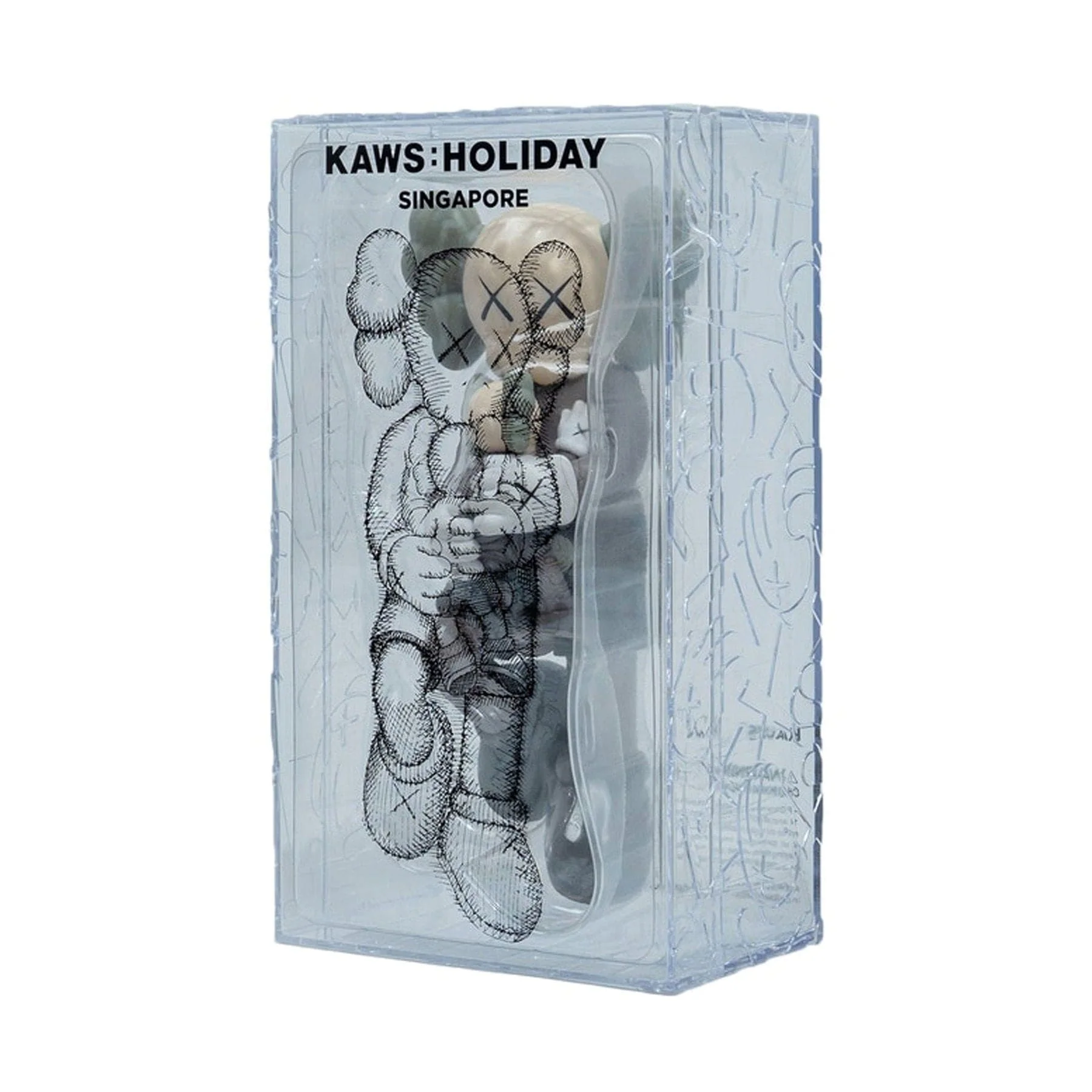 KAWS HOLIDAY SINGAPORE Figure Brown - Image 3