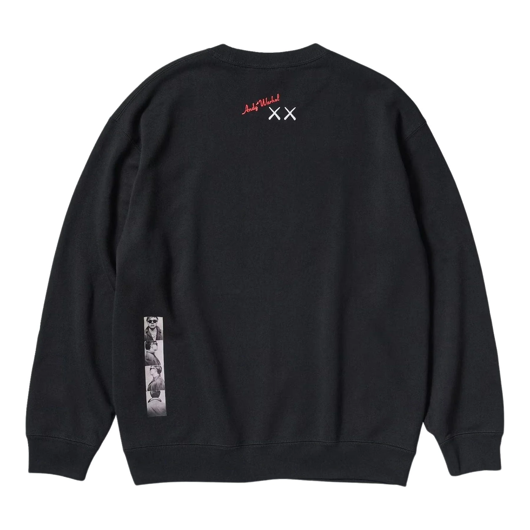 KAWS x Warhol x UNIQLO UT Graphic Sweatshirt 'Black' - Image 2