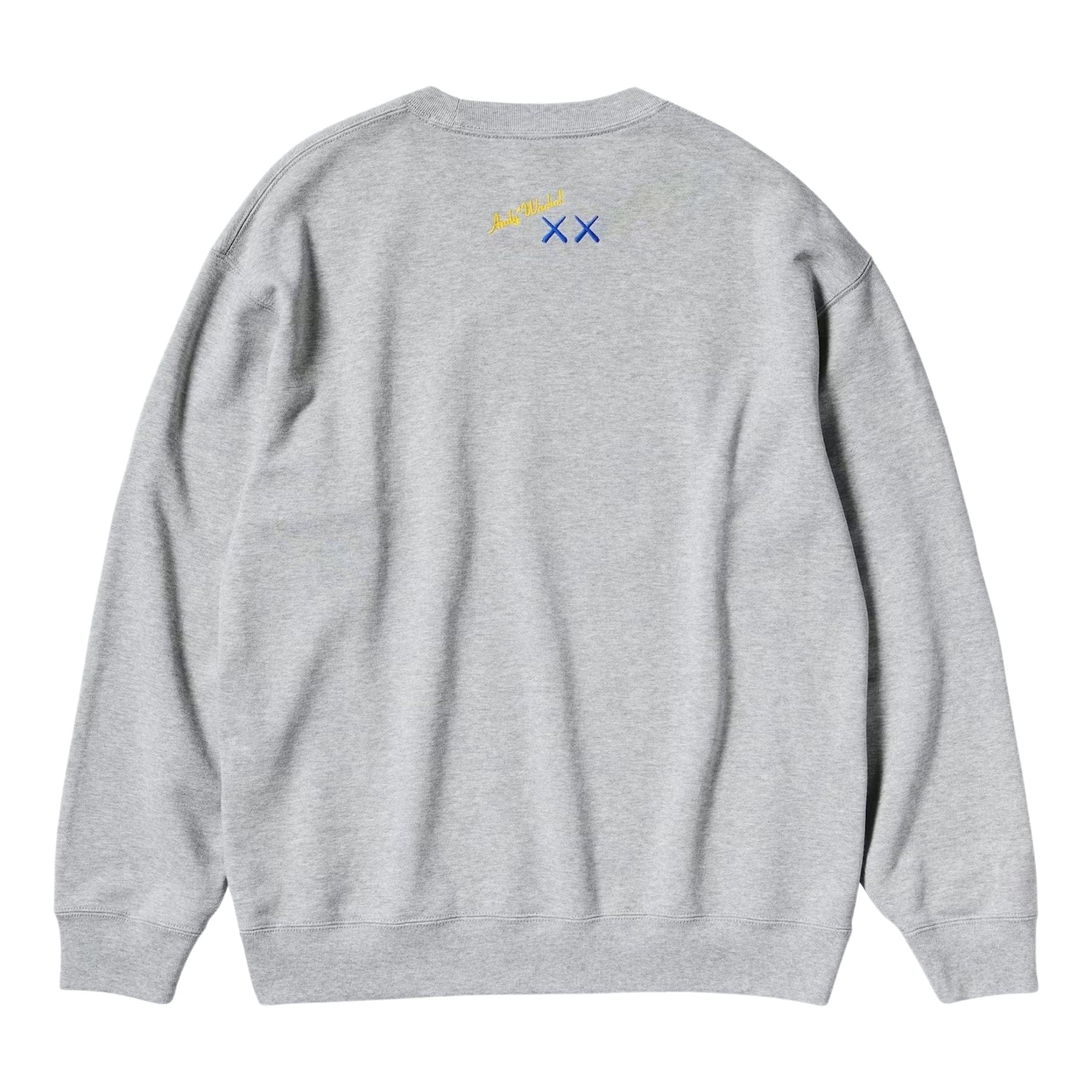 KAWS x Warhol x UNIQLO UT Graphic Sweatshirt 'Grey' - Image 2