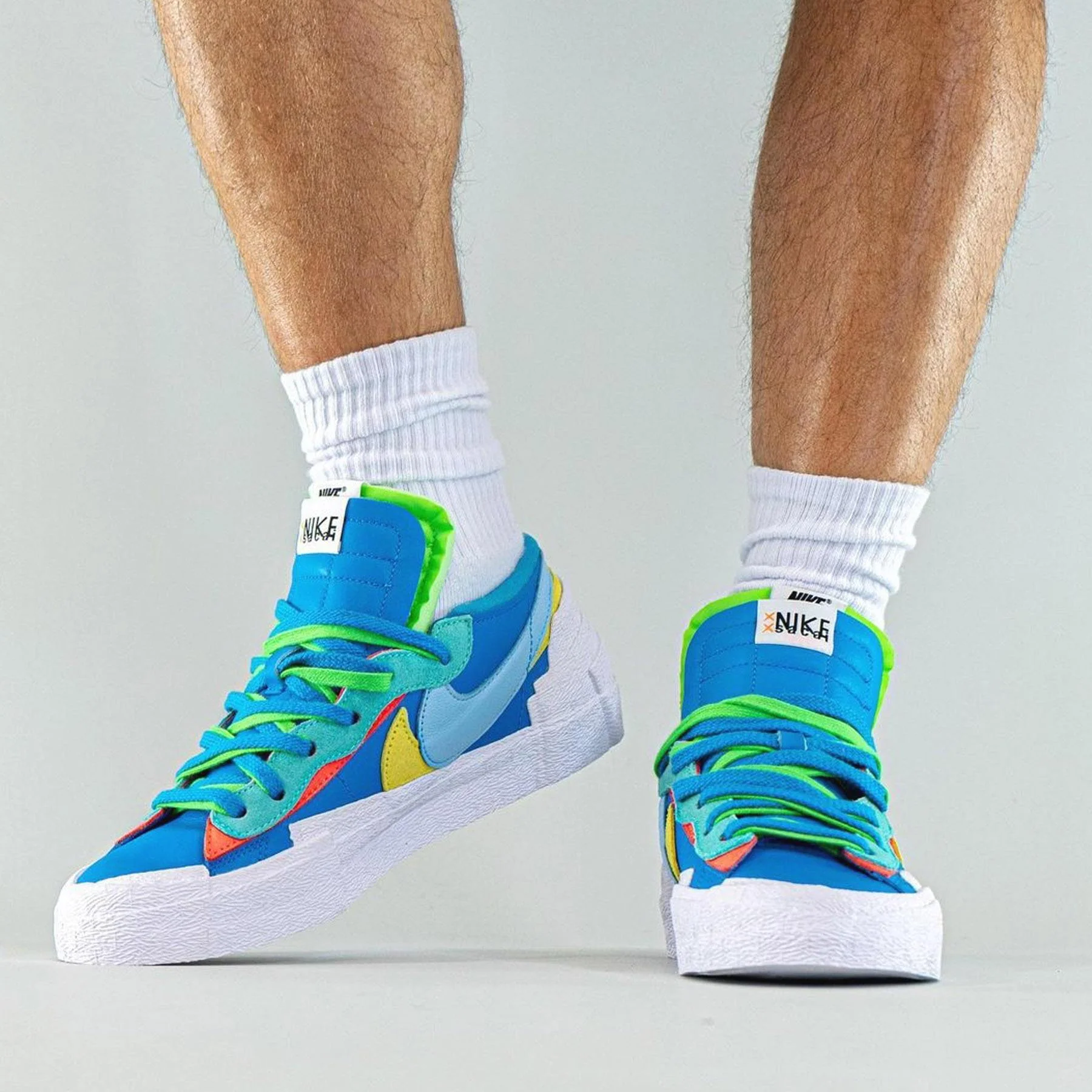 KAWS x sacai x Nike Blazer Low ‘Neptune Blue’ - Image 7