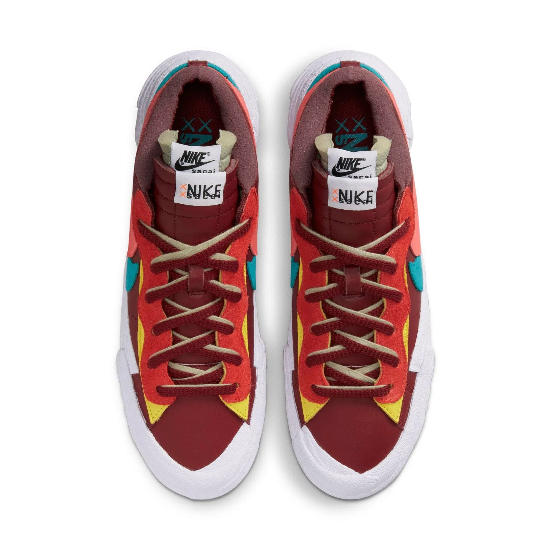 KAWS x sacai x Nike Blazer Low ‘Team Red’ - Image 3