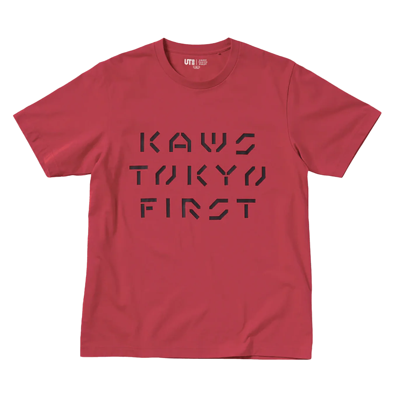 KAWS x Uniqlo Tokyo First Tee (Asia Sizing) Red