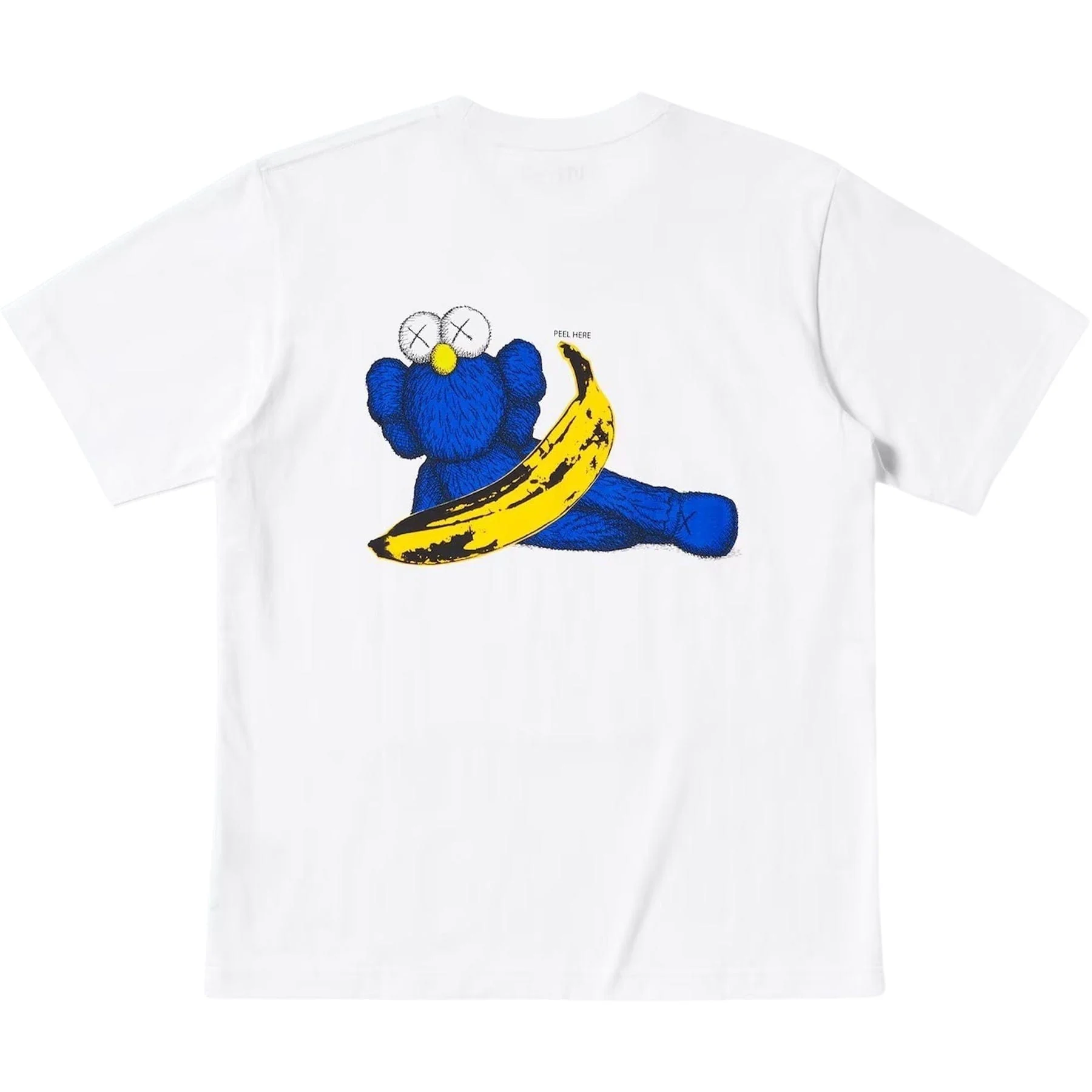 KAWS x Warhol UNIQLO UT Graphic T-Shirt 'White Blue' - Image 2