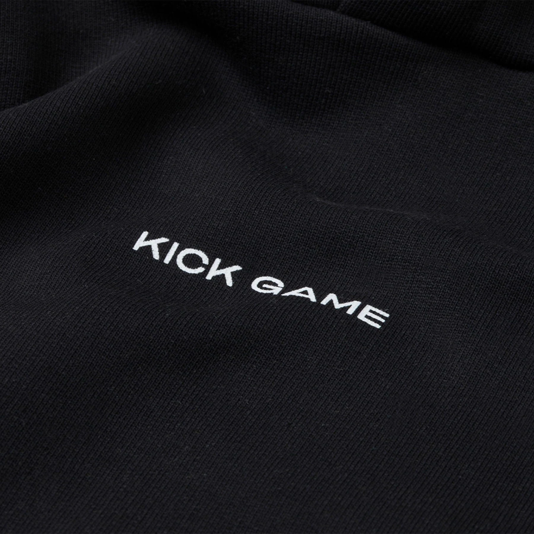 Kick Game Logo Hoodie 'Black' - Image 2