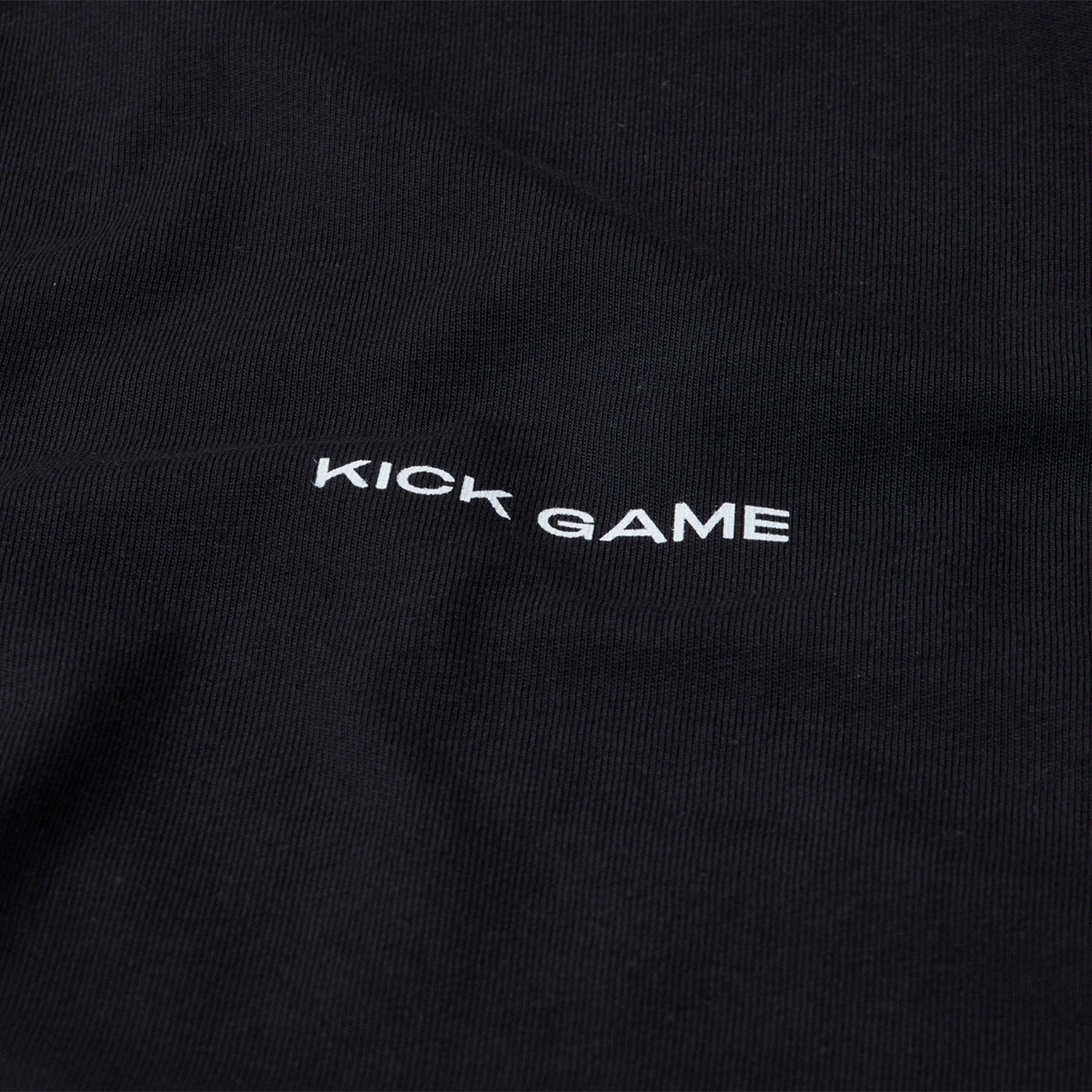 Kick Game Logo T-Shirt 'Black' - Image 3